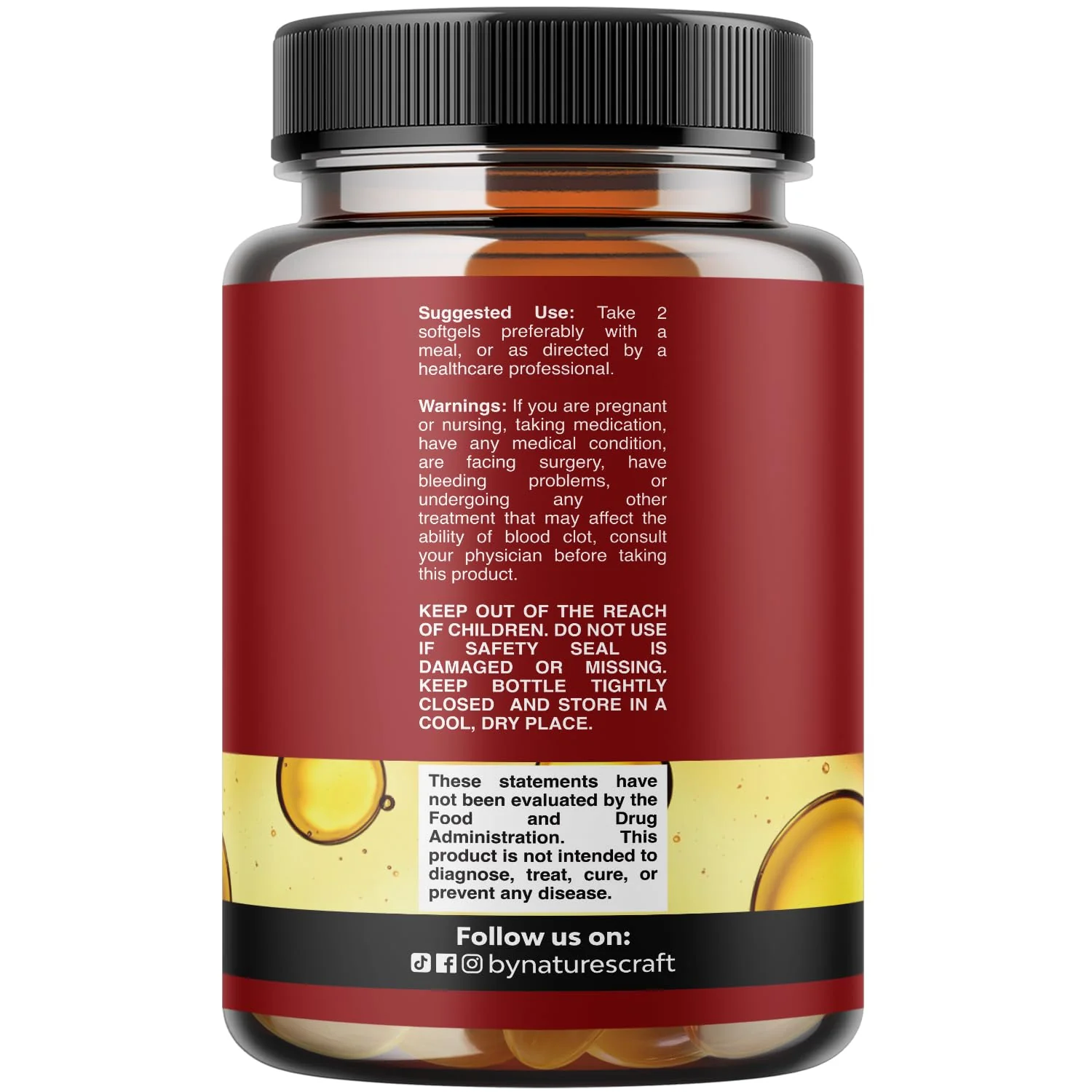Icelandic Wild Caught Cod Liver Oil Softgels - Fish Omega 3, EPA, DHA, Vitamin D & A, 1000mg Per Serving - Burpless Capsules for Healthy Heart, Healthy Joints, Brain & Immune Support - 240 Count - Image 2
