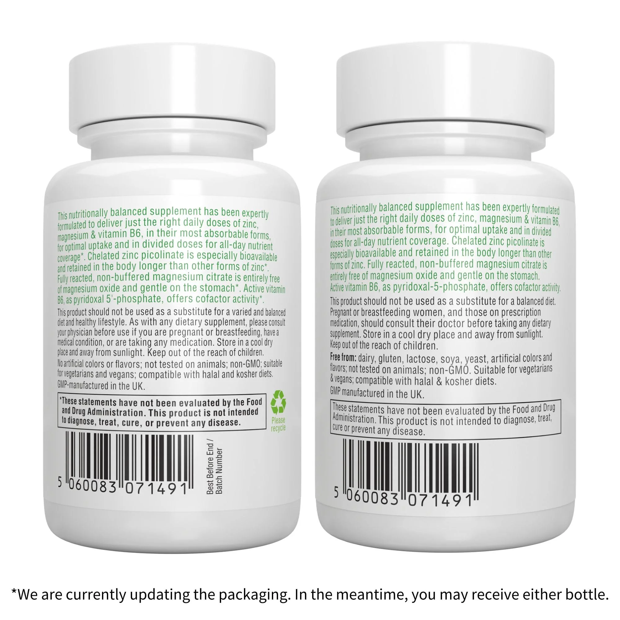 Igennus Neurobalance Zinc Magnesium & B6 Complex Formulated for Cognitive Support, Calm Focus & Relaxation, 240 Small Tablets, High Absorption Chelated Zinc & Fully Reacted Magnesium, Vegan, Non-GMO - Image 5