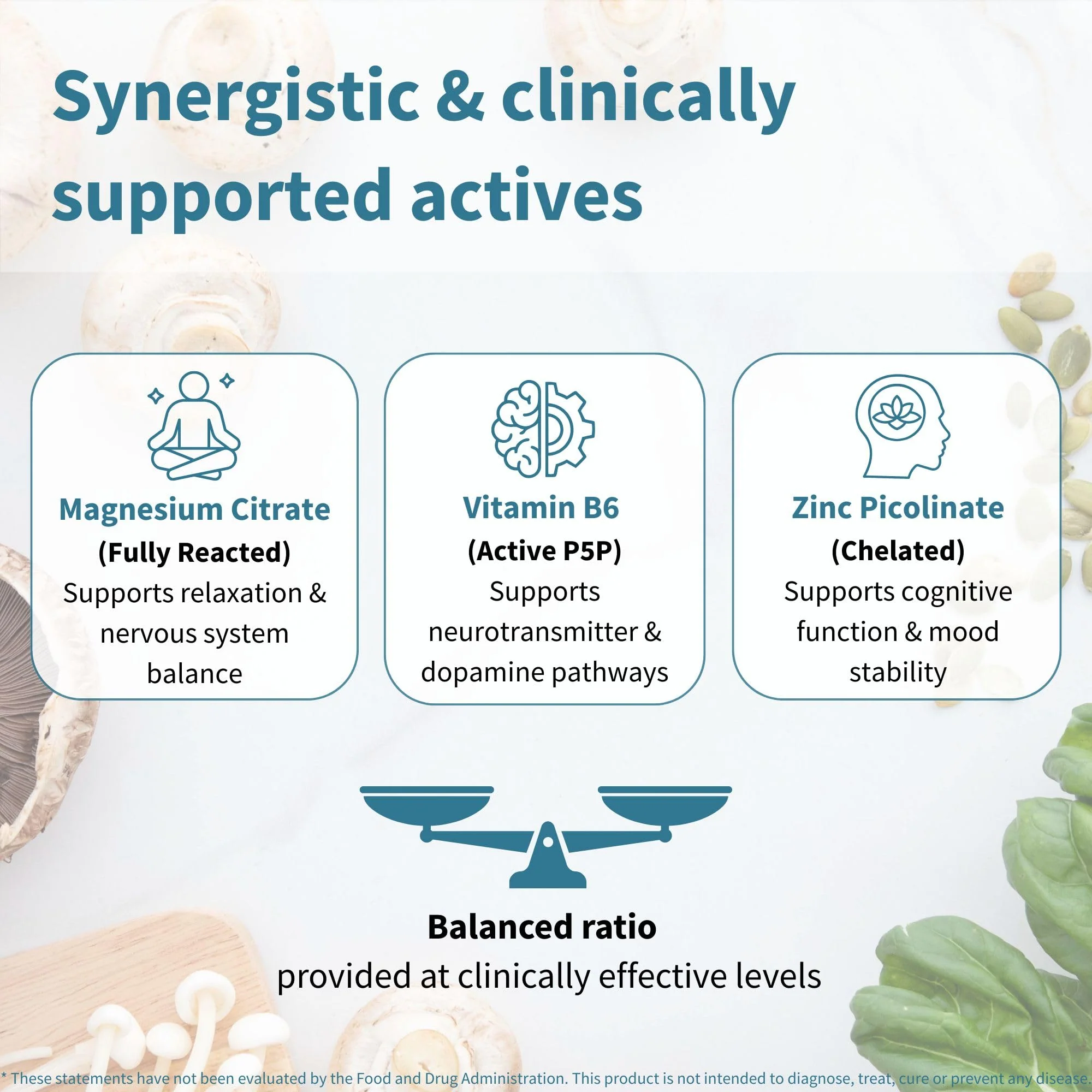 Igennus Neurobalance Zinc Magnesium & B6 Complex Formulated for Cognitive Support, Calm Focus & Relaxation, 240 Small Tablets, High Absorption Chelated Zinc & Fully Reacted Magnesium, Vegan, Non-GMO - Image 9
