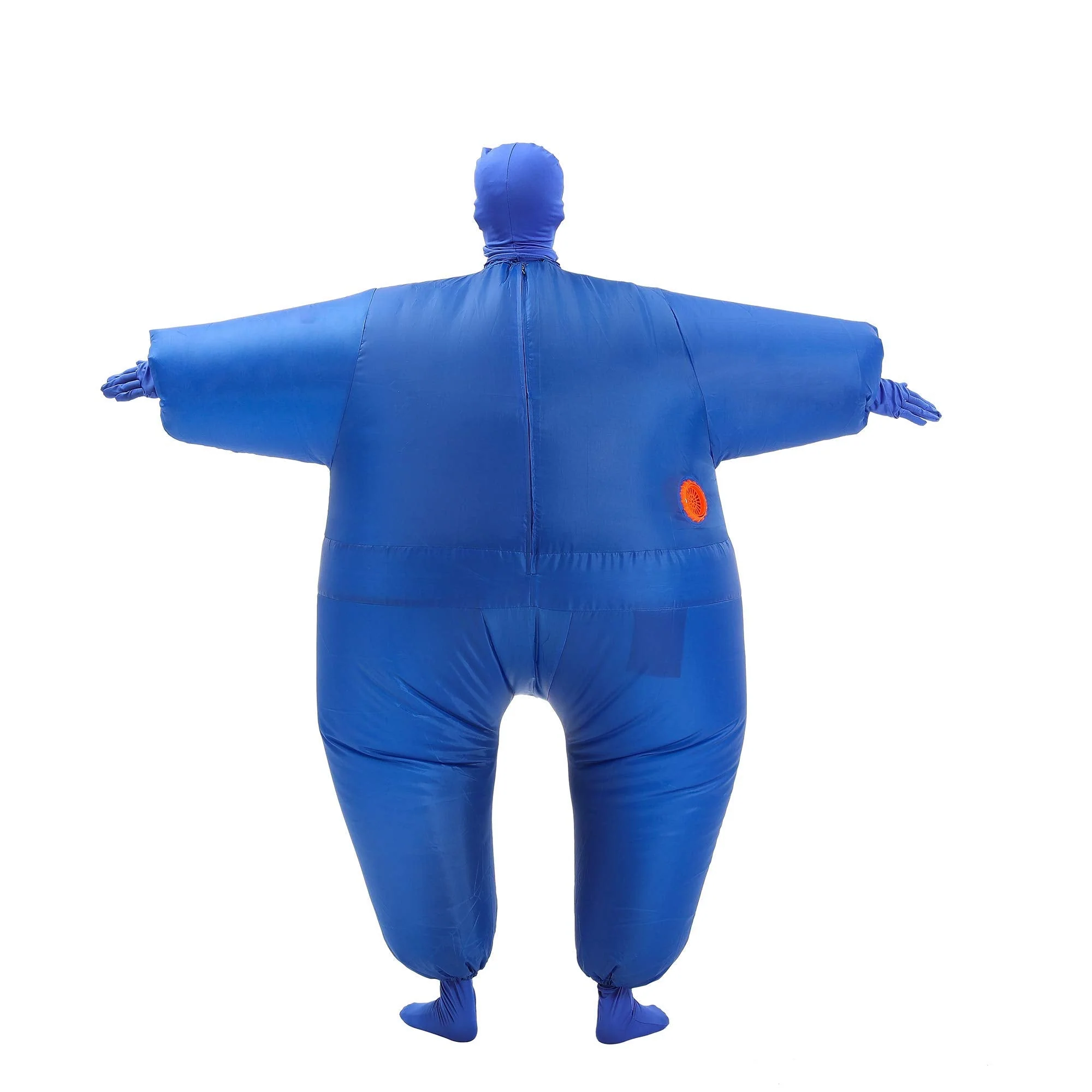 IHGYT Inflatable Masquerade Costume Full body suit Air Blow up Costumes Fancy Dress Ball Party Christmas Carry Funny Cosplay Halloween Carnival Jumpsuit Suit Outfit (blue) - Image 4