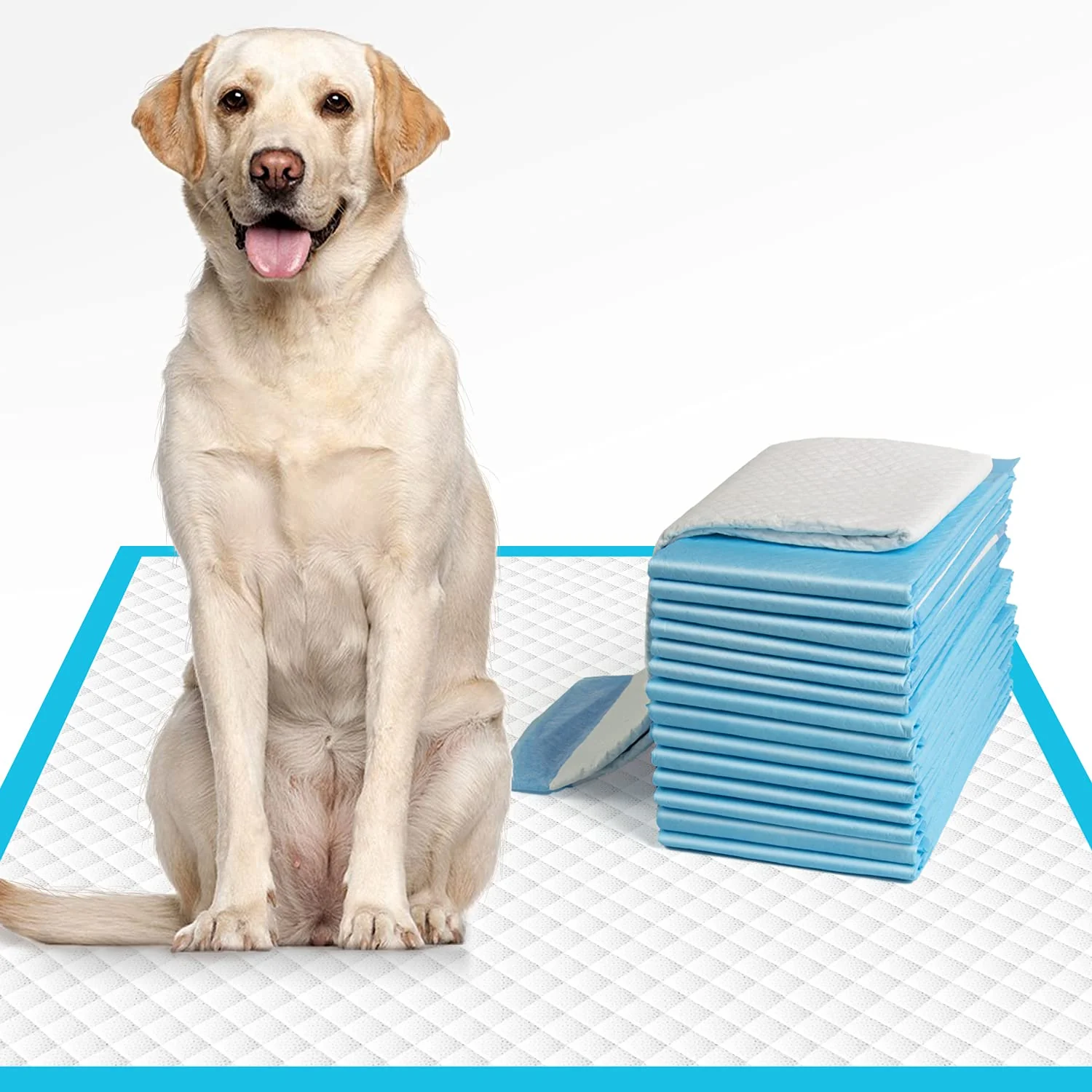 IMMCUTE Dog Pee Pads Extra Large 28"x34", X-Large Training Puppy Pee Pads Super Absorbent & Leak-Proof, XL Disposable Pet Piddle Pad and Potty Pads for Dogs, Puppies, Doggie (XLarge:28"*34"-40 Ct) - Image 2