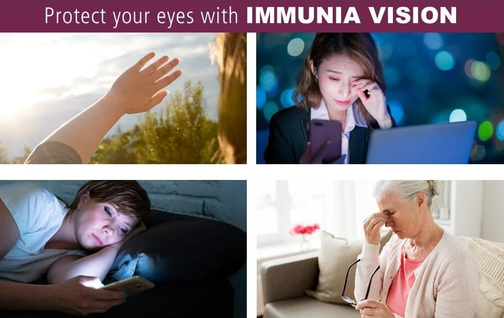 Immunia Vision. Lutein, Wild Blueberry, and Elderberry Concentrate. Eye Health Antioxidant Supplement. Concentrated Formula. Delicious Taste. 5 ml/Day. (3-Pack) - Image 3