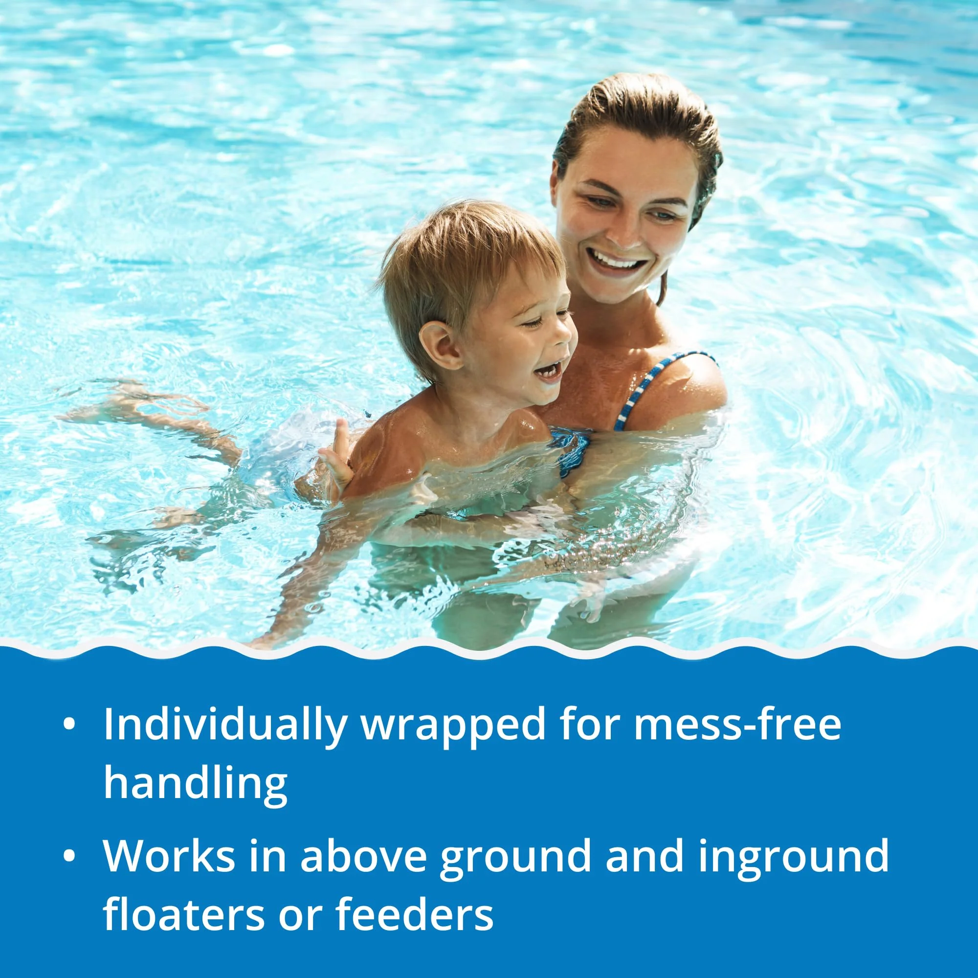 In The Swim 3 inch 5-in-1 Super Multi-Tabs – Swimming Pool Sanitizer – Chlorine - Algaecide - Stabilizer - Clarifier - 48 Pounds - Image 6