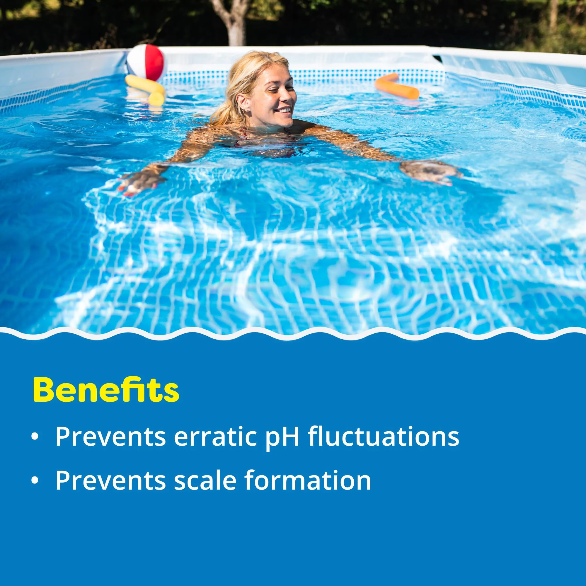 In The Swim Alkalinity Increaser for Swimming Pools - Raises Alkalinity and Balances pH Levels in Your Swimming Pool Water - 100% Sodium Bicarbonate - 25 Pounds - Image 7