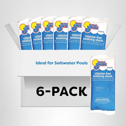 In The Swim Chlorine-Free Pool Shock - Quick Dissolving, Fast-Acting, Shock-Oxidizer for Swimming Pools, Spas, and Salt Chlorinated Pools Compatible - 24 x 1 Pound Bags - Image 2
