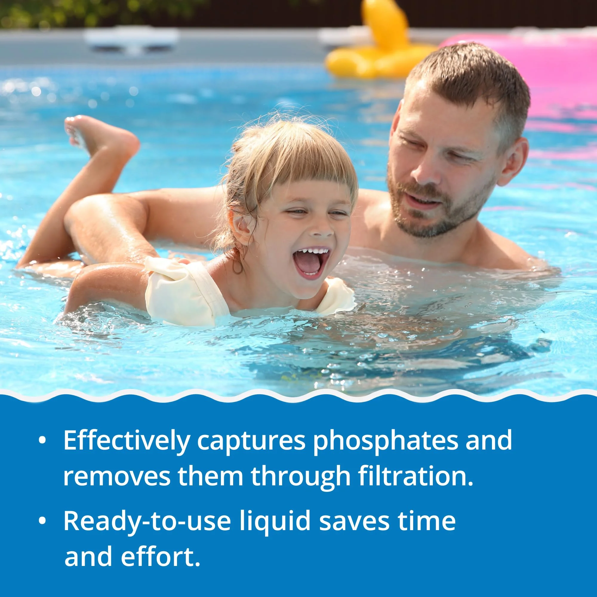 In The Swim - No Phos - Fast-Acting Phosphate Remover for Clear, Balanced Water - 3 Liter - 2-Pack - Image 3