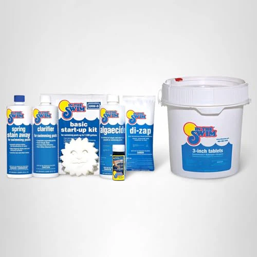 In The Swim Opening Kit and Chlorine Bundle - Pre-Measured Opening Kit for Easy Use - 10 Pound Bucket of 3-Inch Stabilized Chlorine Tablets - Inground and Above Ground Pools Up to 7,500 Gallons - Image 2