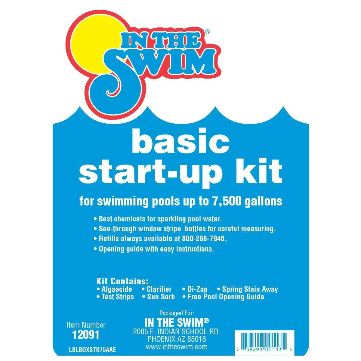 In The Swim Pool Basic Opening Chemical Start Up Kit - Above Ground and In-Ground Swimming Pools - Up to 7,500 - Image 4