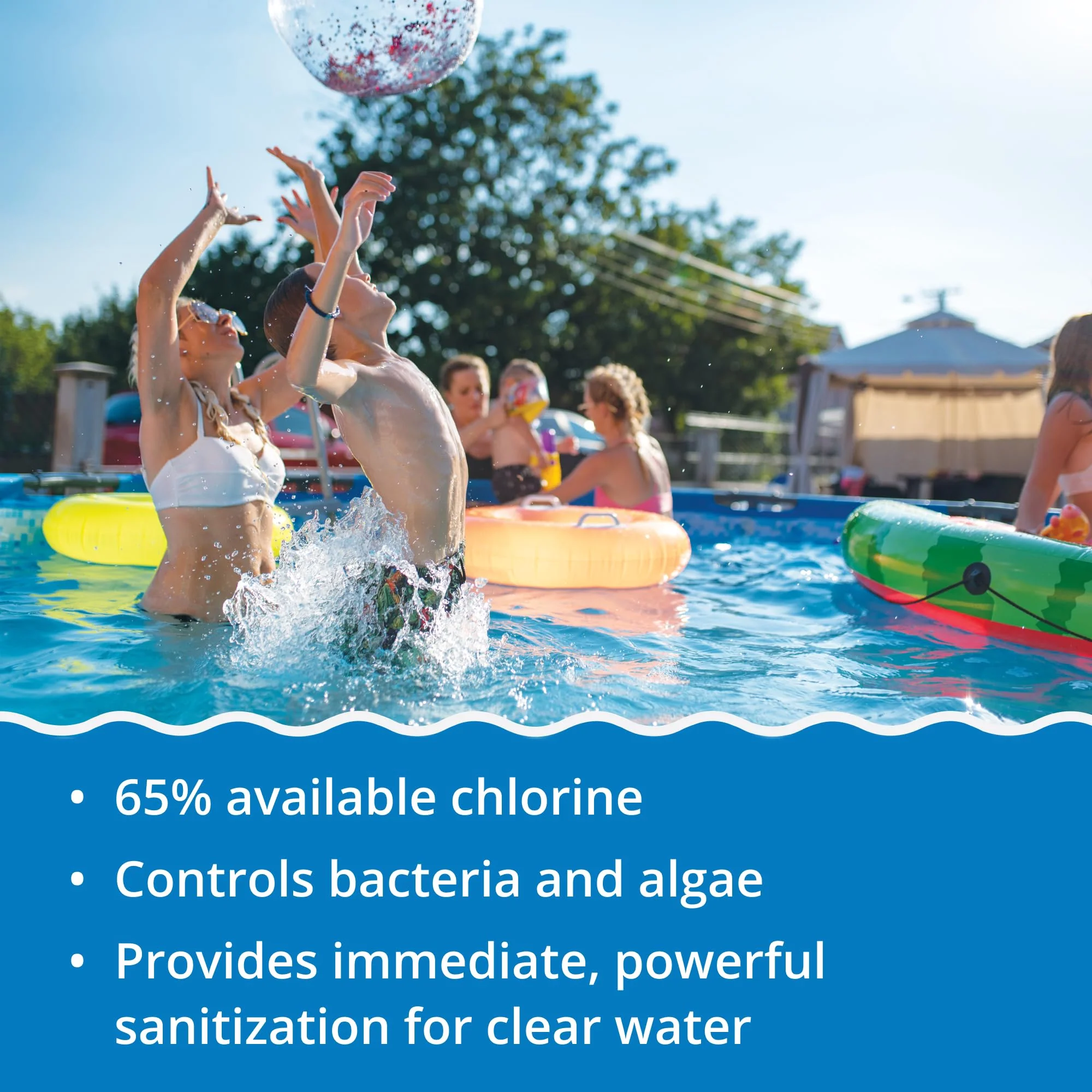 In The Swim Pool Shock – 68% Cal-Hypo Granular Sanitizer for Crystal Clear Water – Defends Against Bacteria, Algae, and Microorganisms - 25 Pounds - Image 6