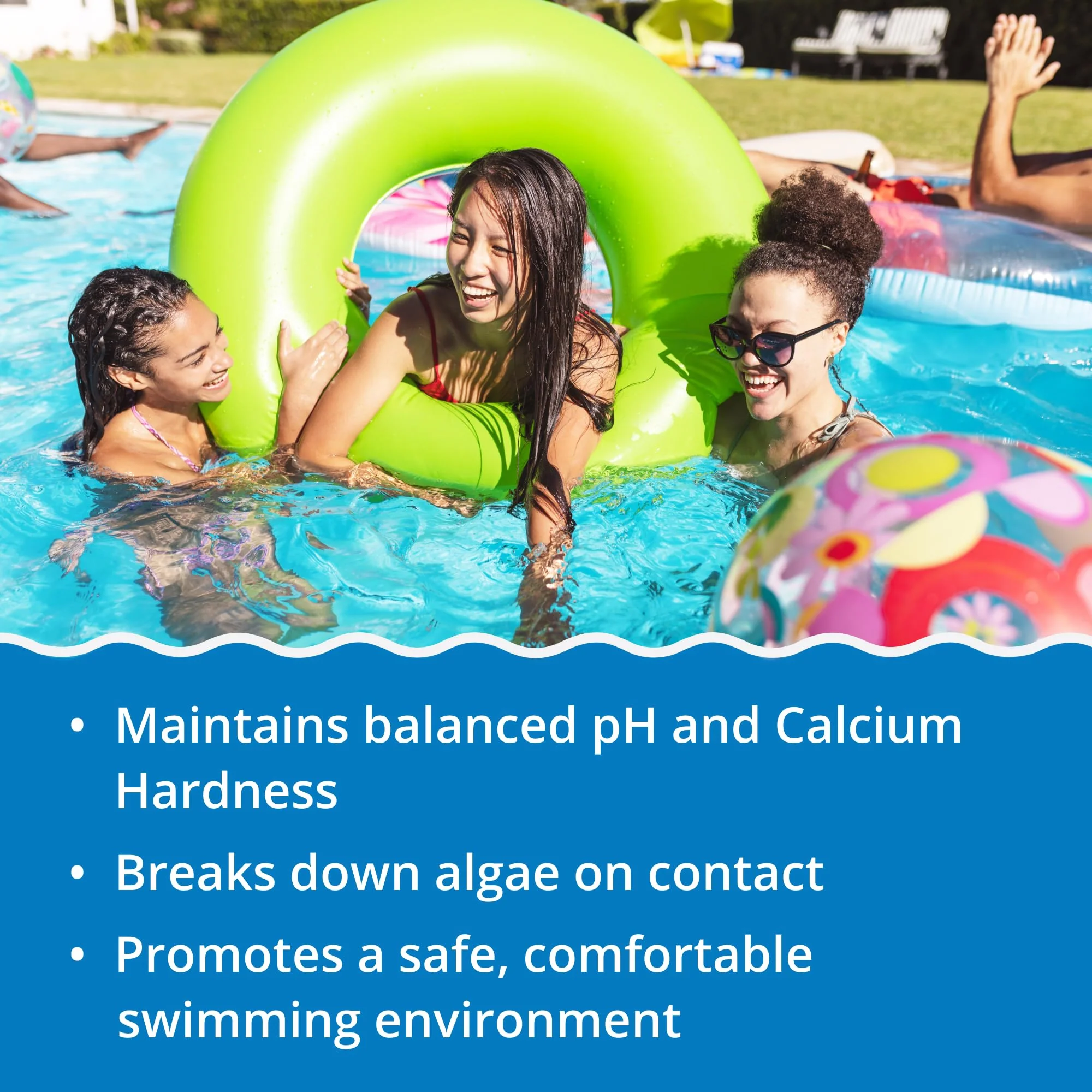 In The Swim Pool Shock – 68% Cal-Hypo Granular Sanitizer for Crystal Clear Water – Defends Against Bacteria, Algae, and Microorganisms - 6 X 1 Pound - Image 3