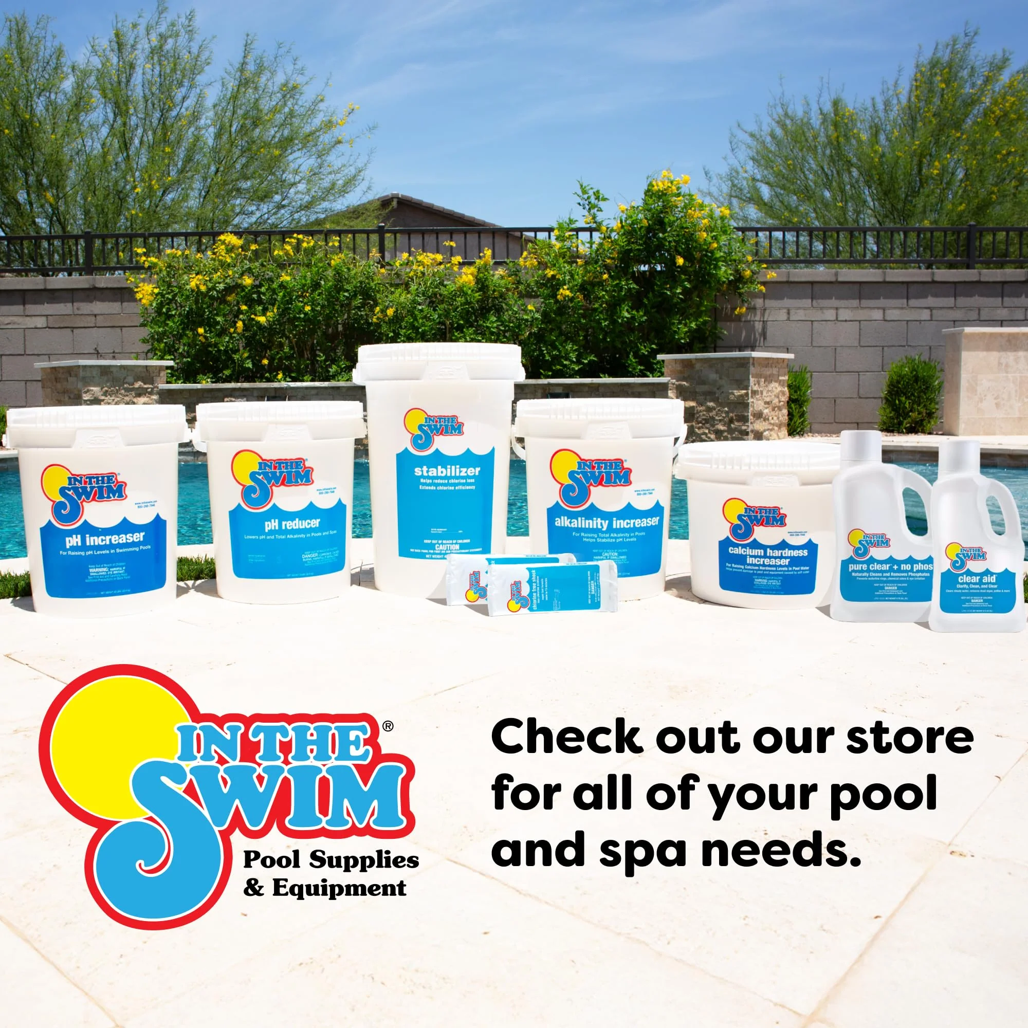 In The Swim Pool Stabilizer – 100% Cyanuric Acid for Chlorine Protection and Efficiency - 45 Pound - Image 2