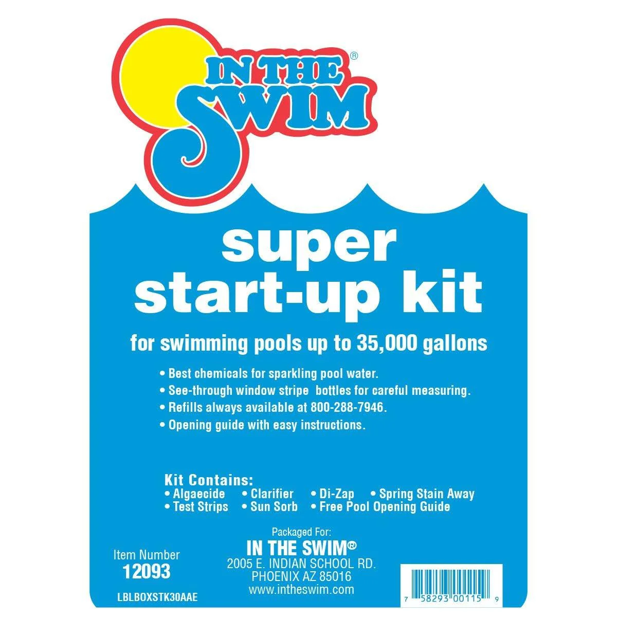 In The Swim Pool Super Opening Chemical Start Up Kit - Above Ground and In-Ground Swimming Pools - Up to 35,000 Gallons - Image 4