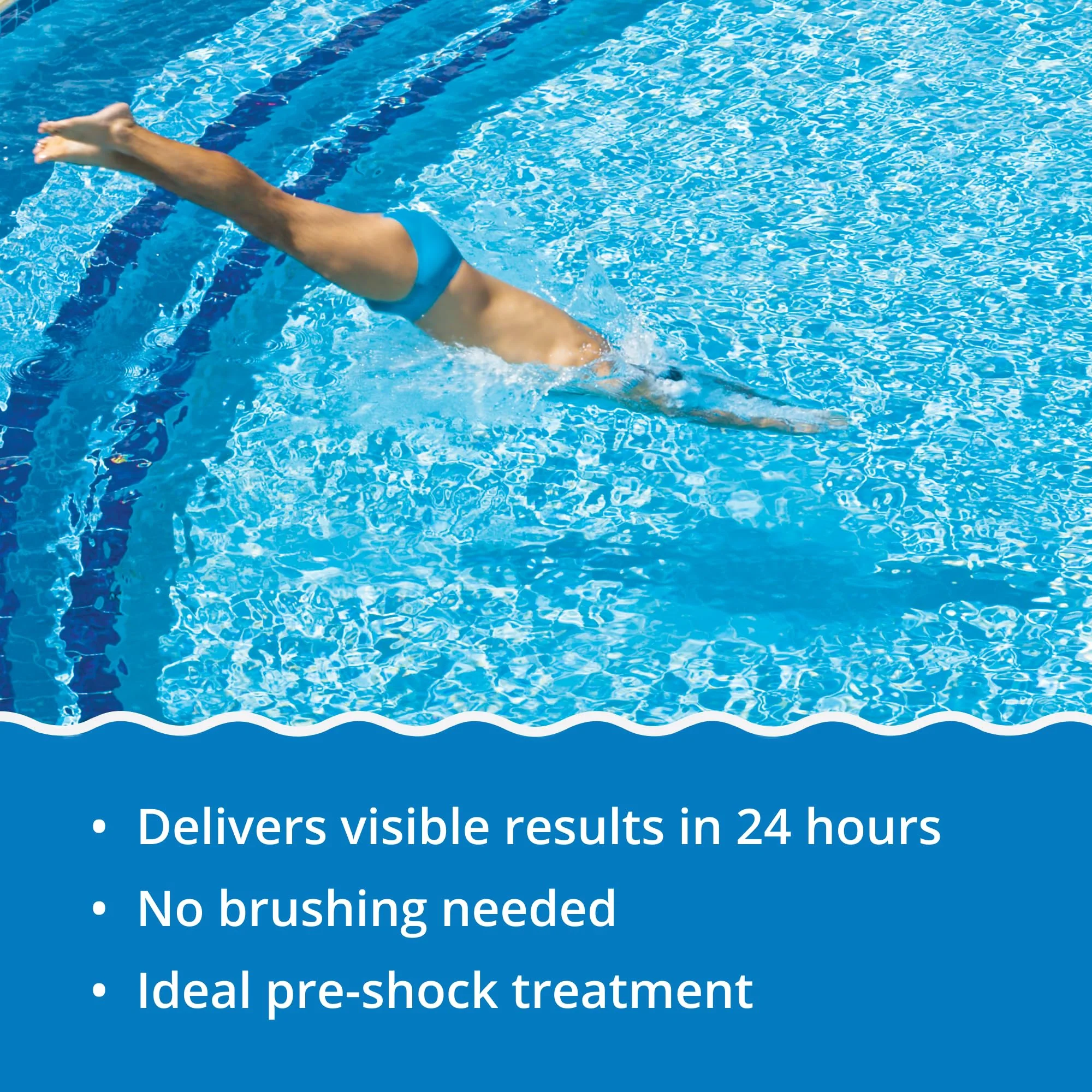 In The Swim Quick Clear Green - Turn Your Pool Water from Green and Cloudy to Sparkling Blue - 4 Pound - Image 5