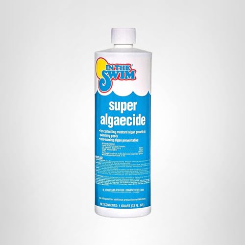 In The Swim Super Algaecide for Above Ground or Inground Swimming Pools – Low Odor, Non-Foaming Preventative for Yellow/Mustard Algae in Swimming Pools - 7.1% Chelated Copper – 1 Gallon - Image 2