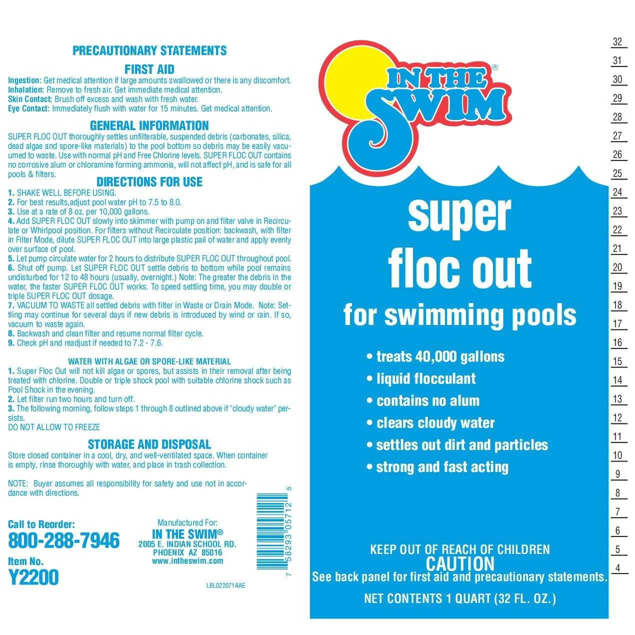 In The Swim Super Floc Out – Drop the Gunk, Ditch the Cloud, Dive Into Clear Water – 1 Quart - Image 5