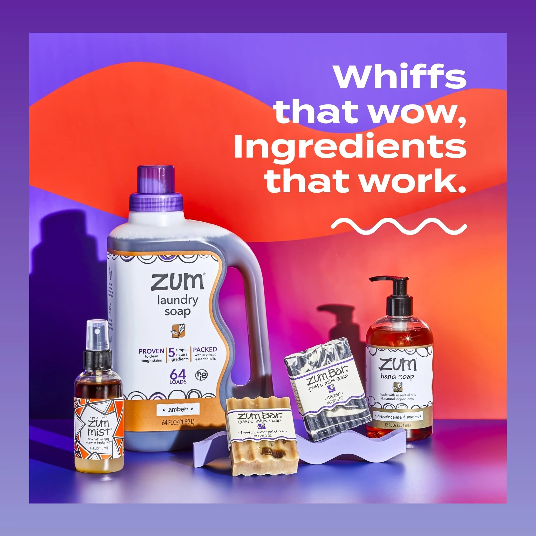 Indigo Wild Zum Clean Laundry Soap - Plant-Based Liquid Laundry Soap - Contains Baking Soda, Essential Oils & Saponified Coconut Oil - Amber - 64 fl oz (2 Pack) - Image 7