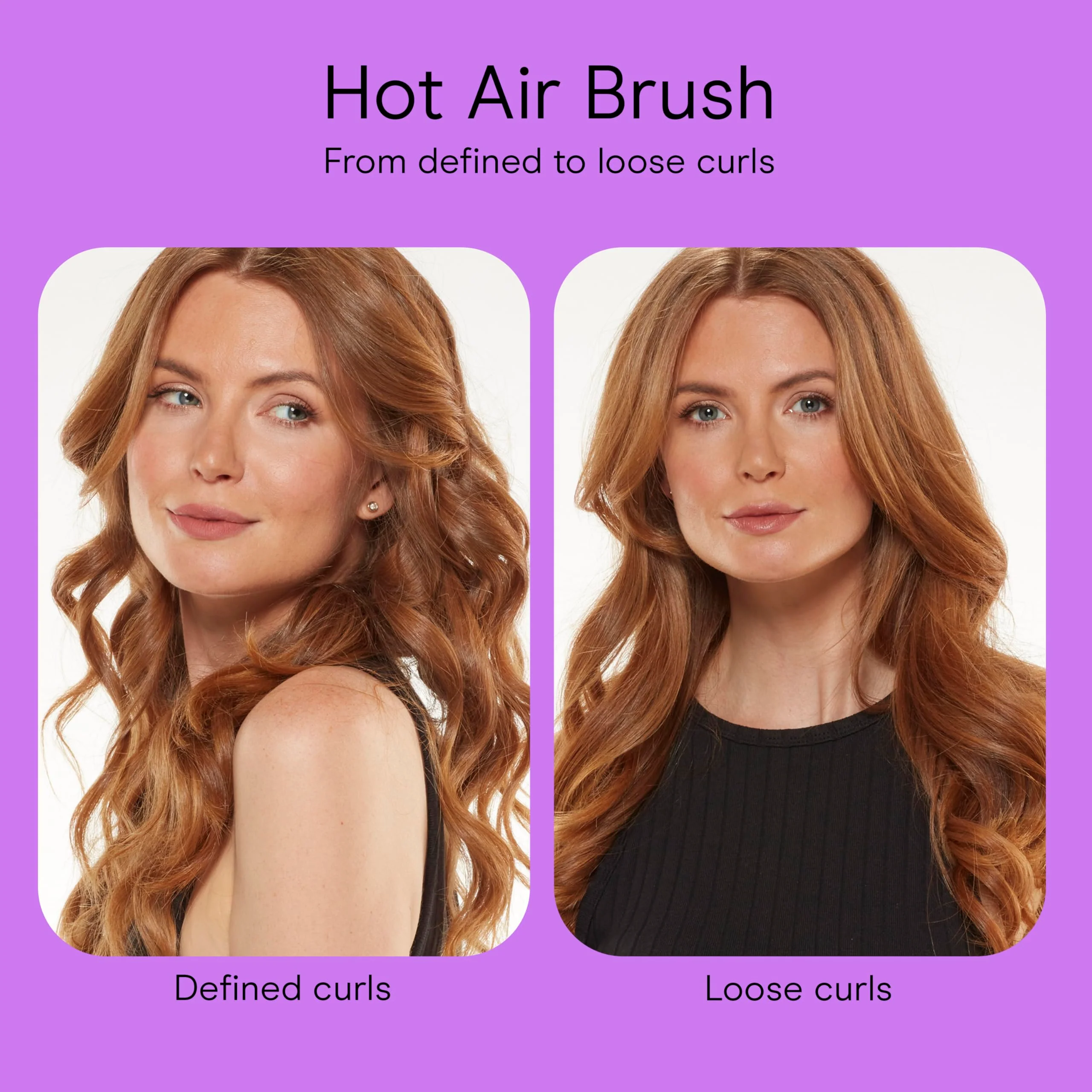 INFINITIPRO BY CONAIR Hot Air Styling Brush Set with 2-Inch and 1.5-Inch Bristles - Image 2