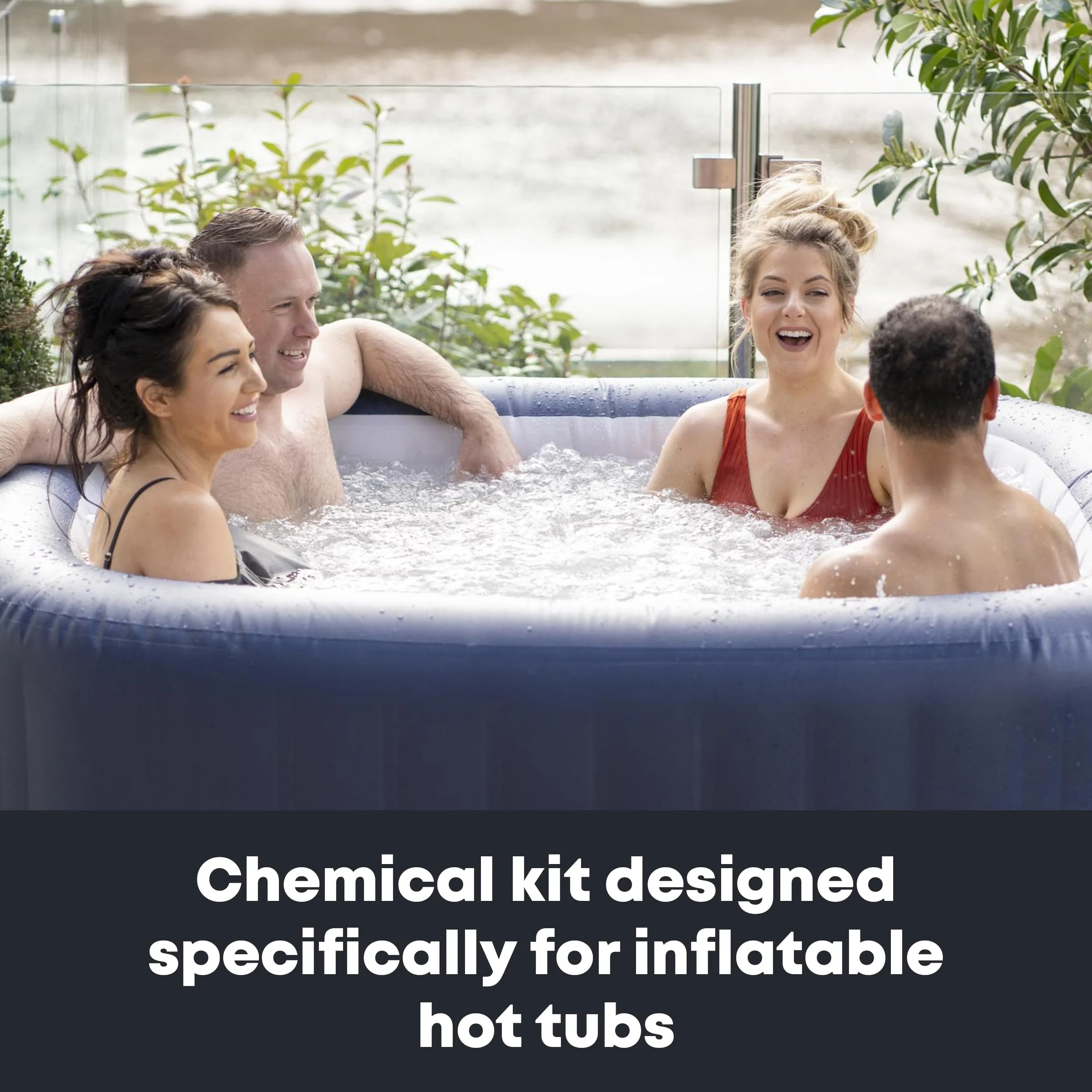 Inflatable Hot Tub Chemical Kit with Bromine Tablets - Inflatable Spa Starter Kit - Convenient Hot Tub Starter Kit & pH Control Kit - AquaDoc Inflatable Spa Chemicals - Image 2