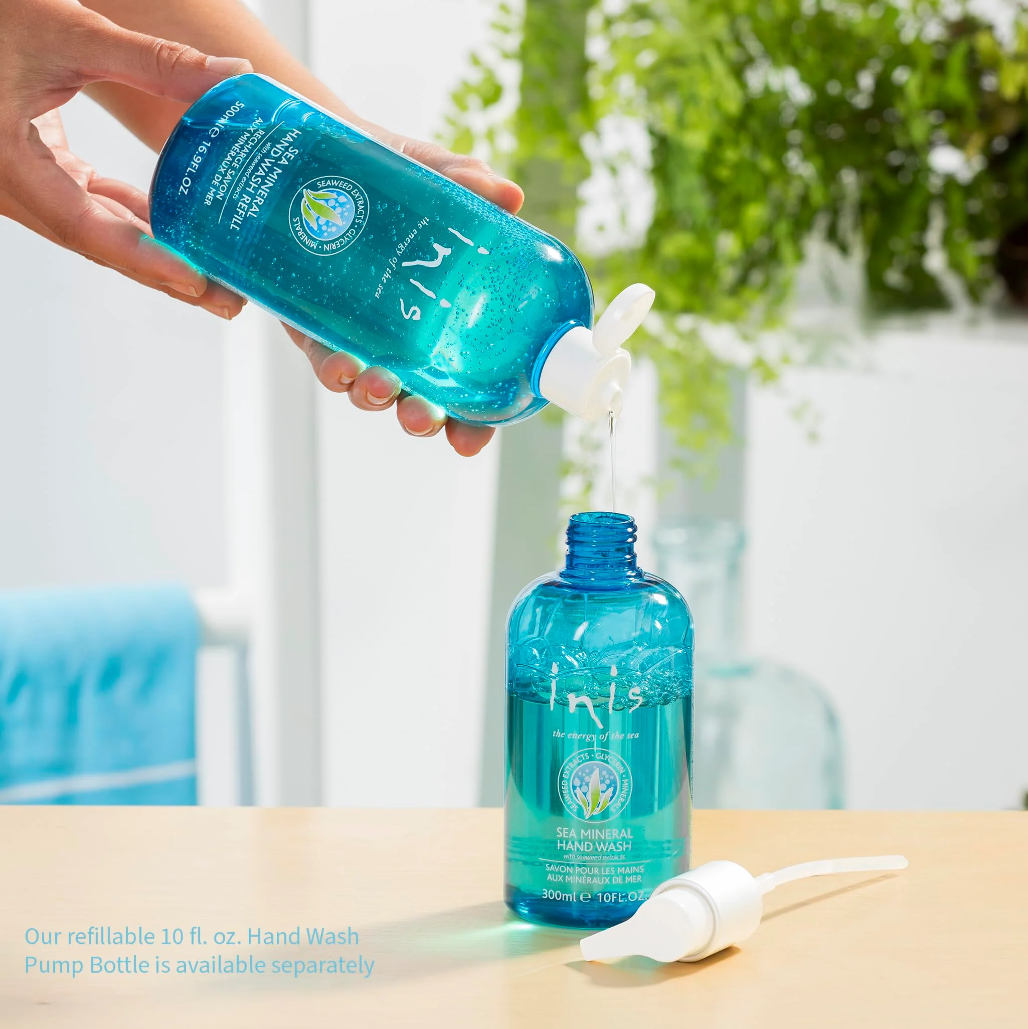 Inis the Energy of the Sea Mineral Hand Wash Refill, 16.9 Fluid Oz - Image 4