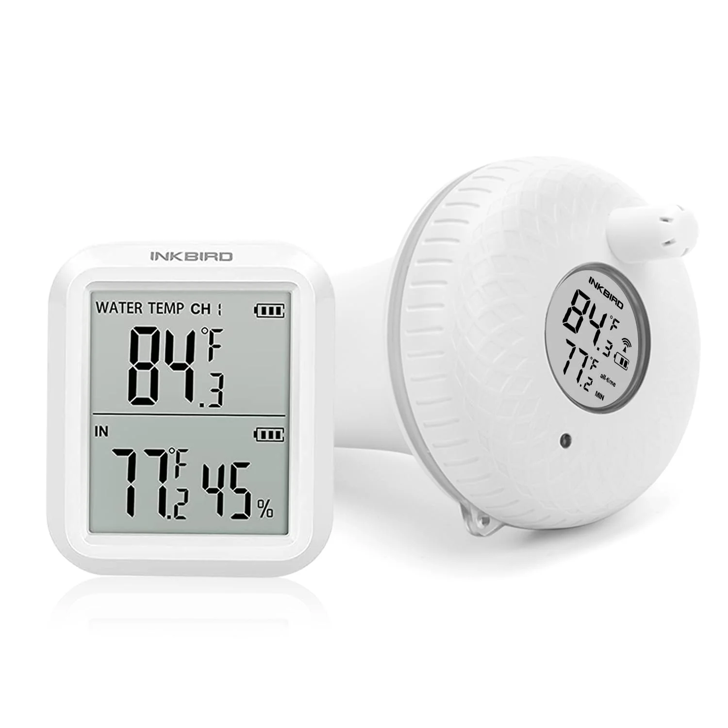 INKBIRD IBS-P01R 2nd Generation Wireless Floating Pool Thermometer Easy to Read for Hot Tub, Compatible with Gateway IBS-M1 and IBS-M2 - Image 2