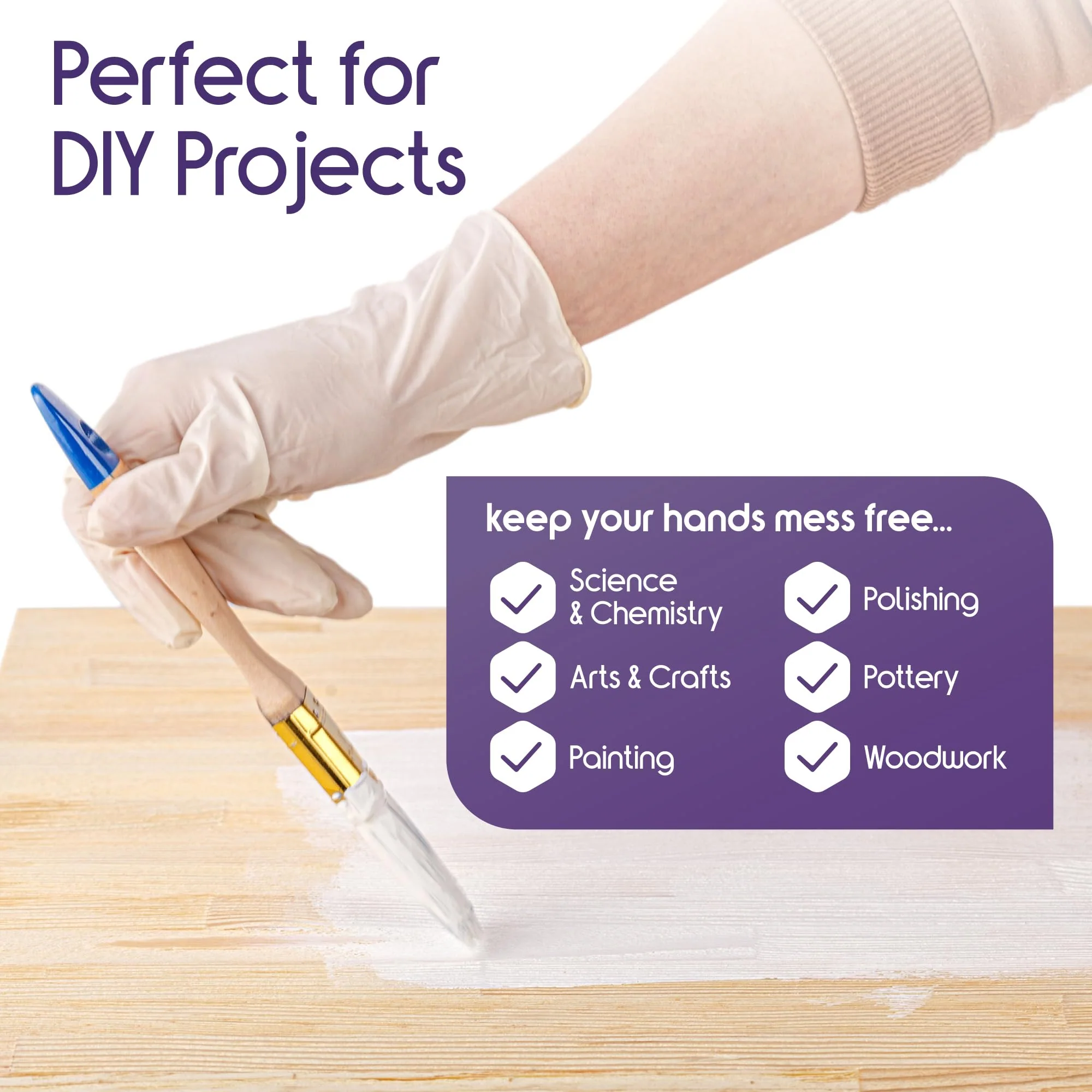 Inspire Stretch Vinyl Exam Gloves | THE ORIGINAL Quality Disposable Latex Free Medical Glove Cleaning Cooking Food Service Labs Healthcare and Household Small, 1000 Count - Image 4
