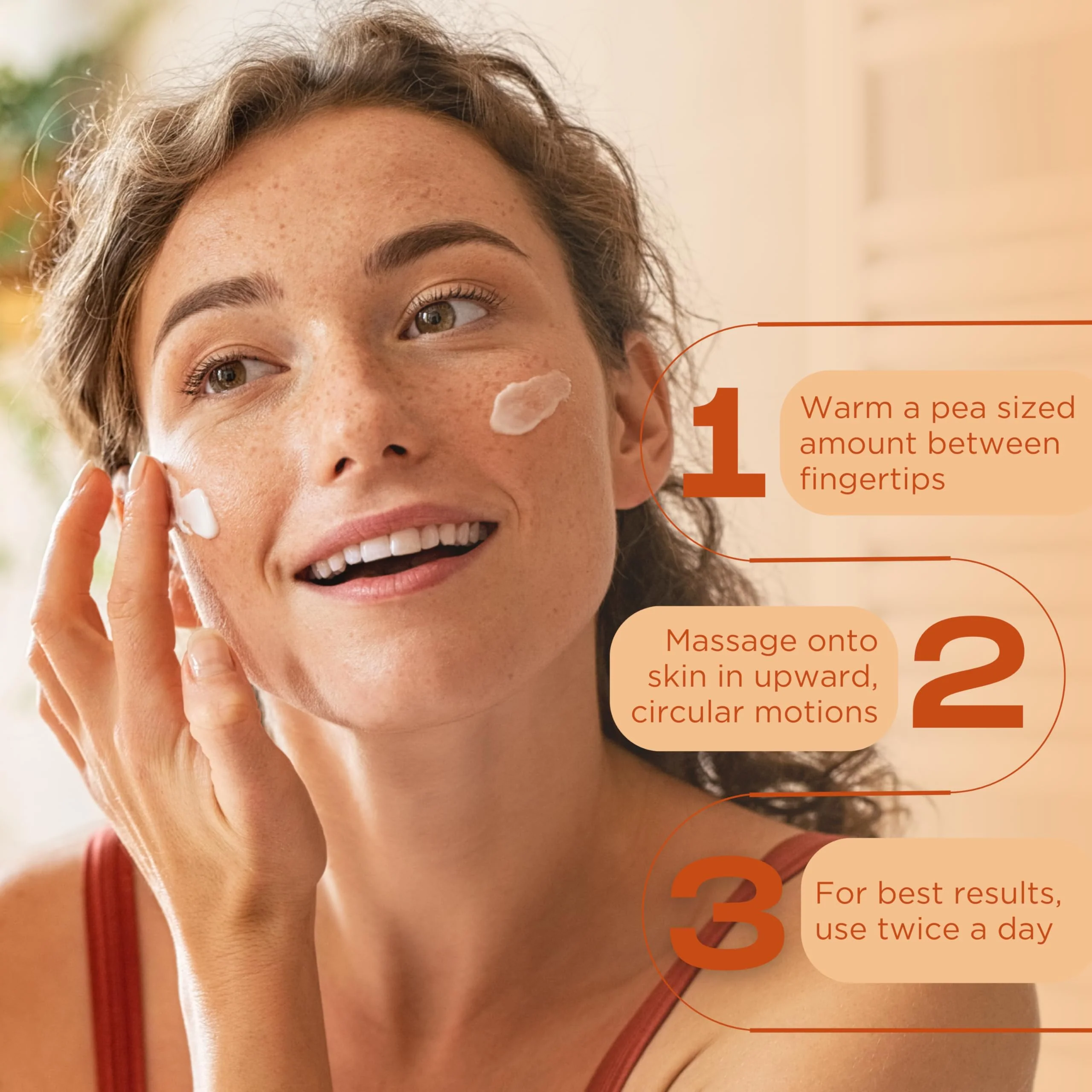 InstaNatural Vitamin C Moisturizer Face Cream, Brightens and Reduces the Look of Fine Lines and Wrinkles, Moisturizing Lotion for Dry Skin, with Hyaluronic Acid, 3.4 FL Oz - Image 5