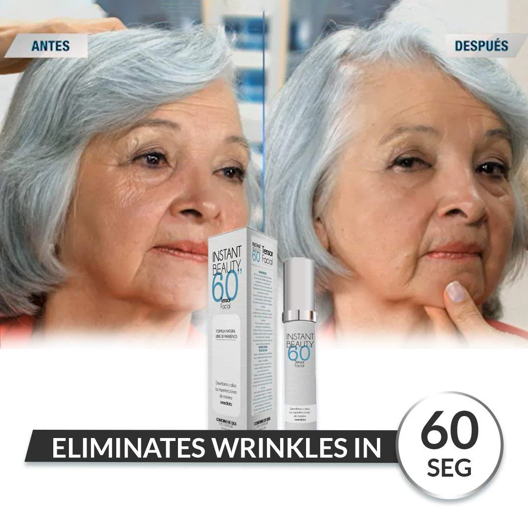 Instant Beauty 60" Wrinkle Remover - Face Serum - Wrinkle Eraser - Instantly smooths Wrinkles and Expression Lines - Image 4