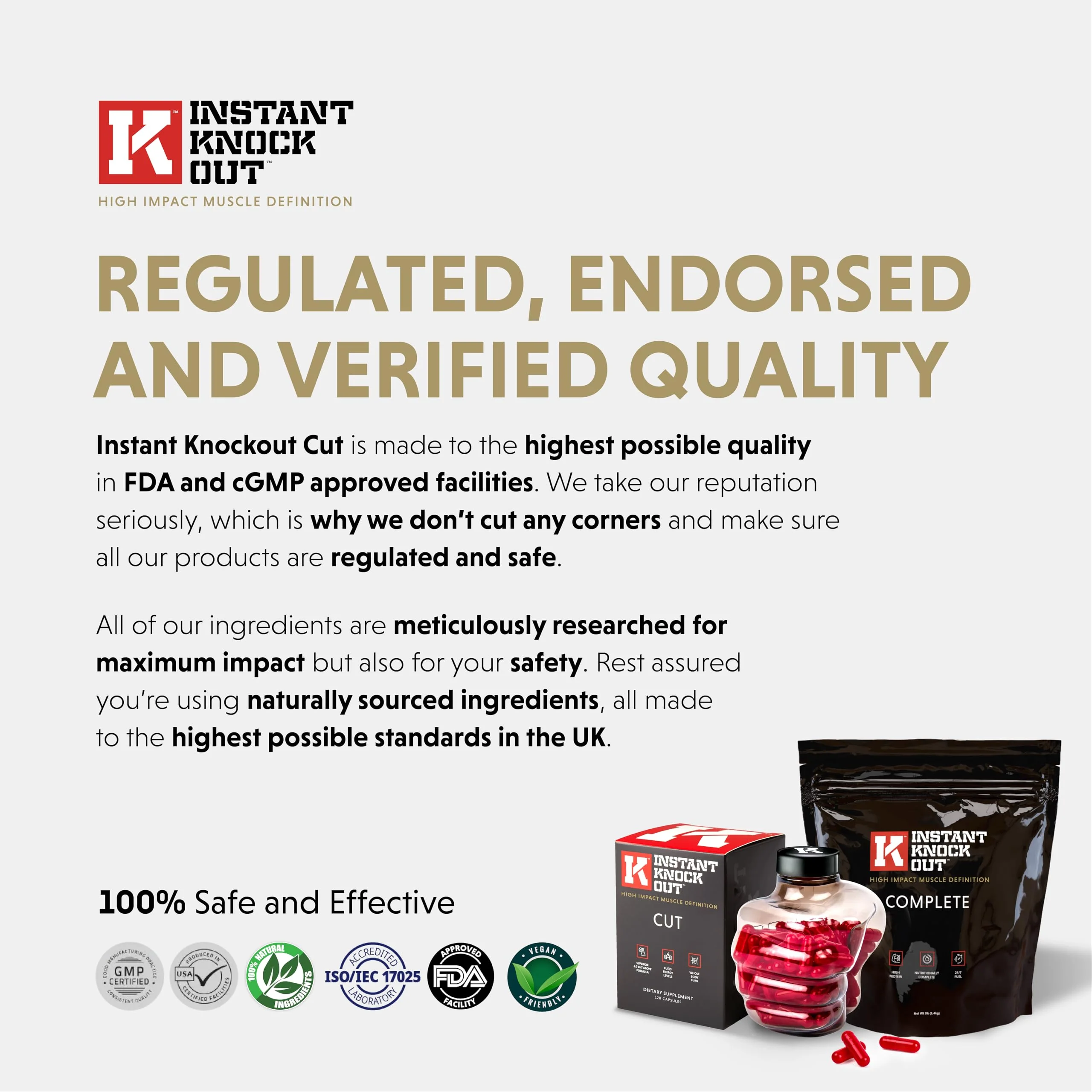 Instant Knockout - Fat Burner Weight Loss Shredding Formula - All Natural Ingredients - Image 5