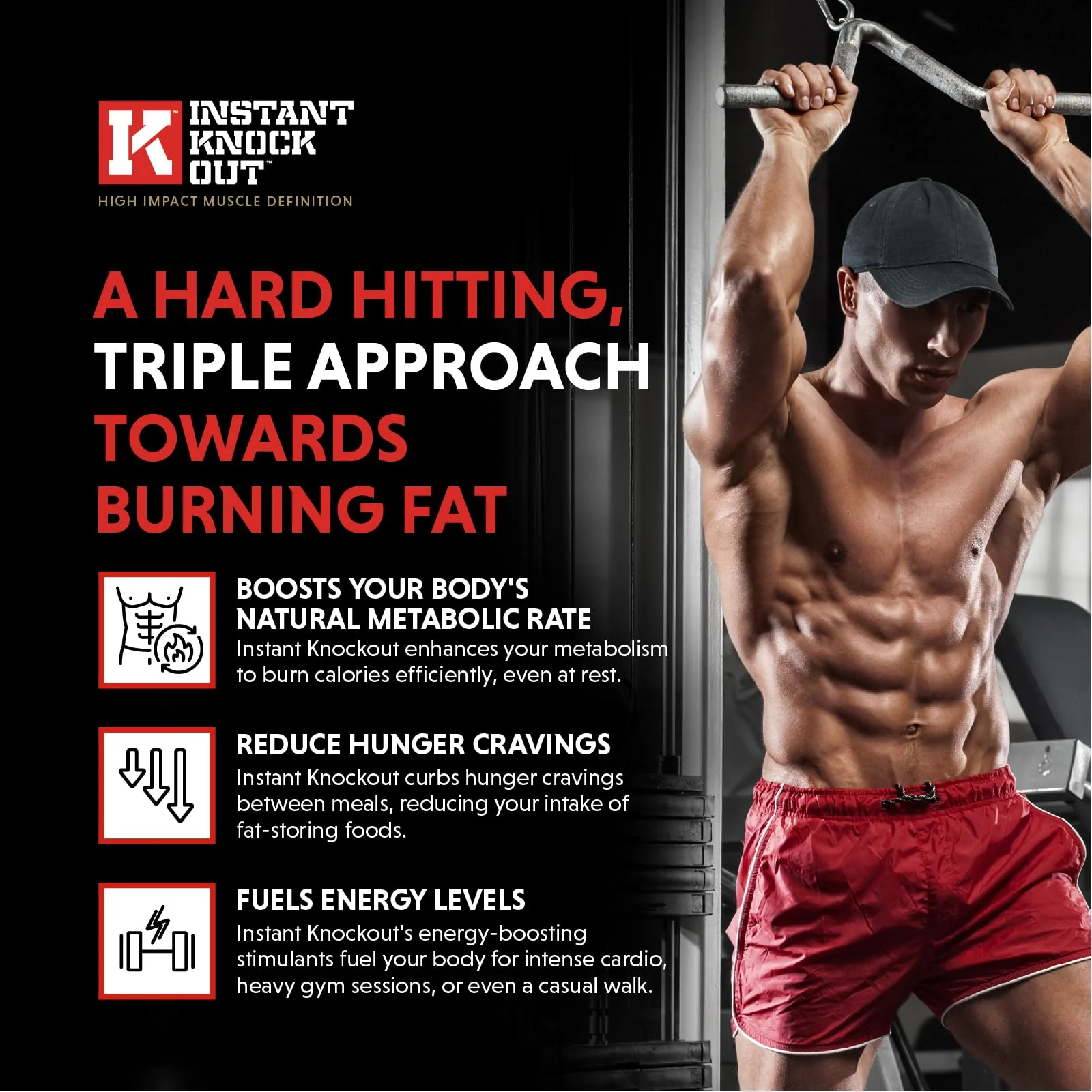 Instant Knockout - Fat Burner Weight Loss Shredding Formula - All Natural Ingredients - Image 8