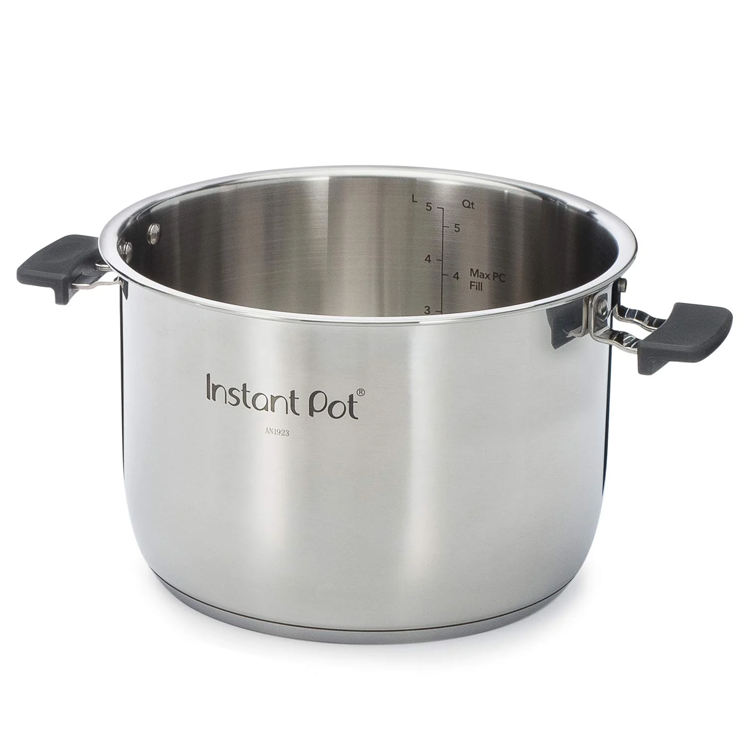 Instant Pot Stainless Steel Inner Cooking Pot with Handles, 8-Qt, Polished Surface, Rice Cooker, Stainless Steel Cooking Pot, Use with 8-Qt Duo Evo ,Pro & Pro Crisp