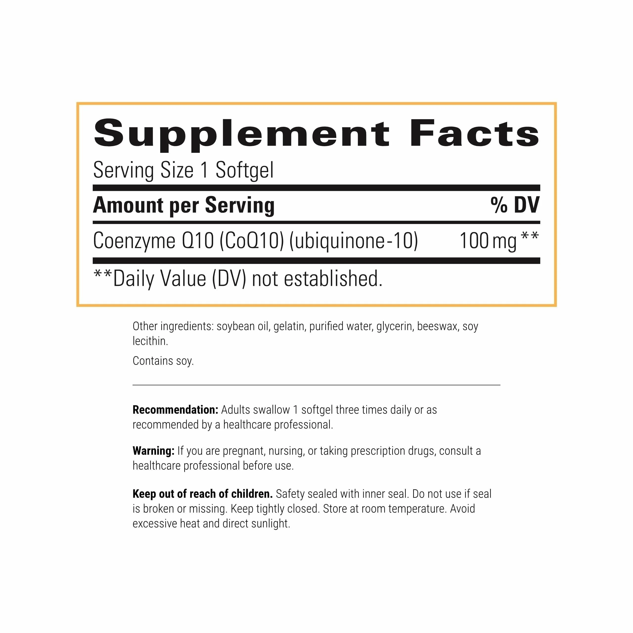 Integrative Therapeutics CoQ10 (100mg) - Cellular Energy, Heart & Brain Health Support Supplement for Adults* - 60 Softgels (60 Servings) - Image 7