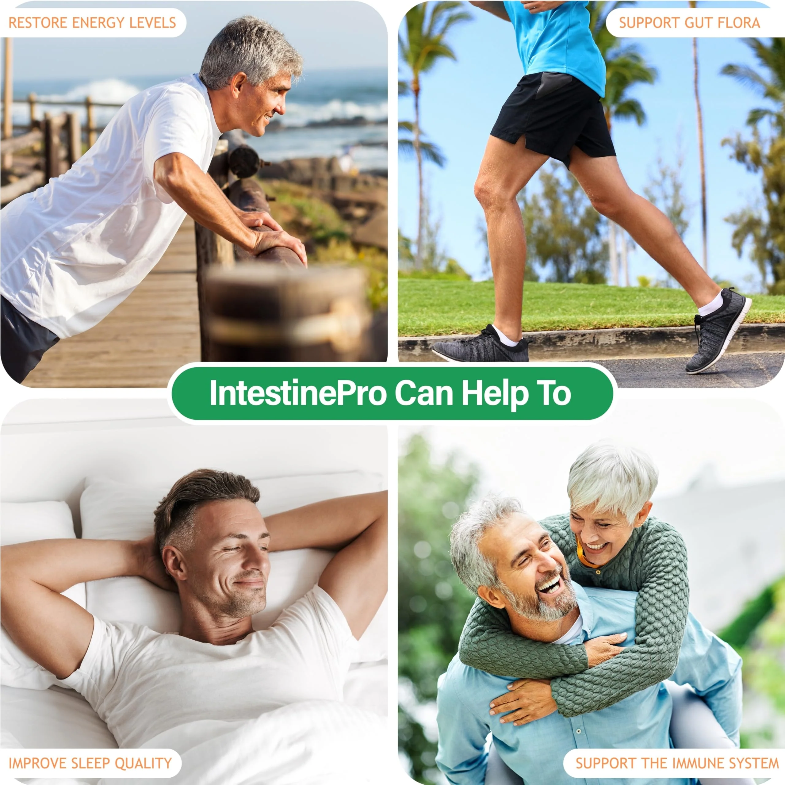 IntestinePro - Gut Health Supplement with Non-GMO Wormwood, Black Walnut, Clove, Pumpkin Seed + 14 More Premium Ingredients - Natural Support for Humans - 60 Vegetarian Capsules - Image 2