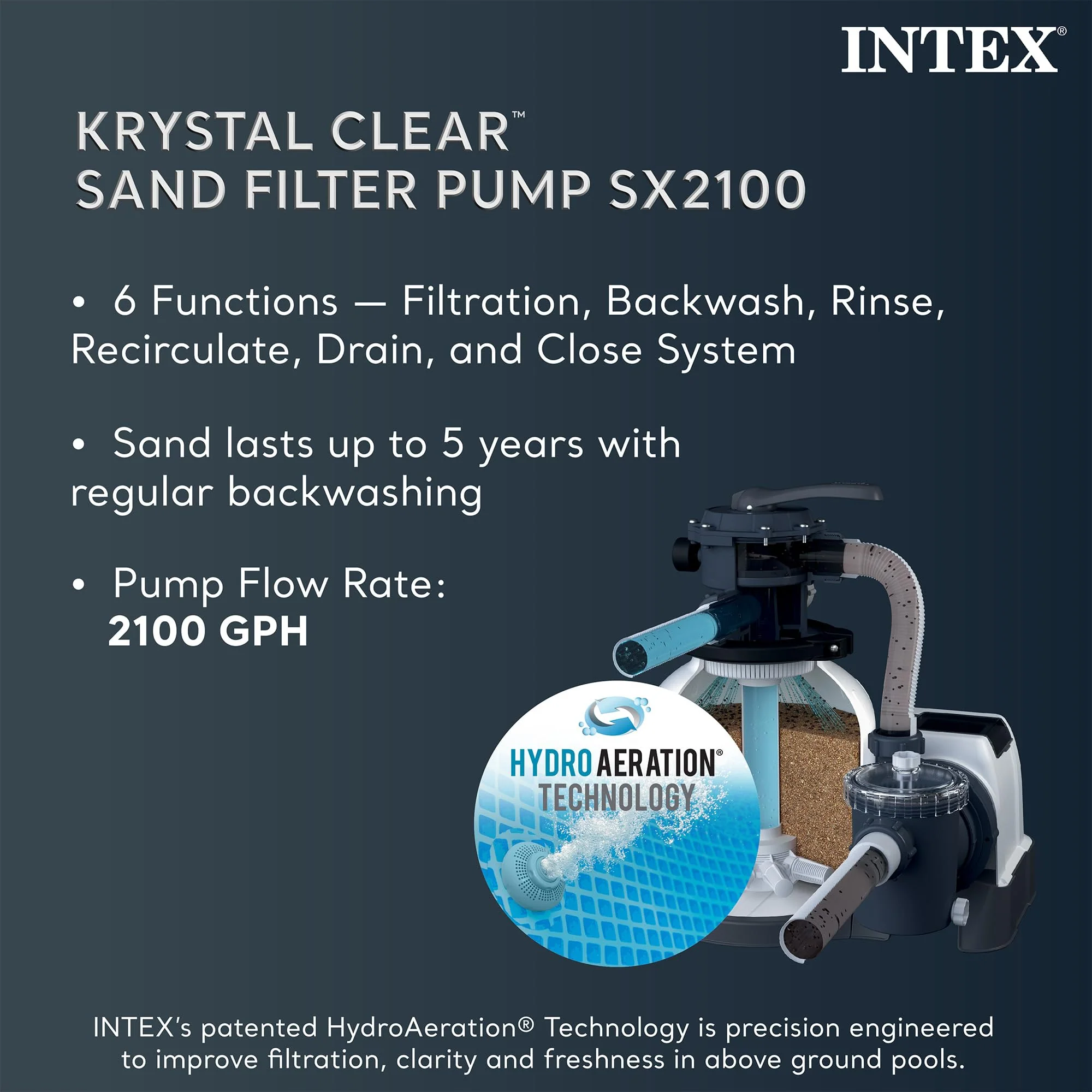 INTEX 26329EH Ultra XTR 18ft x 52in Above Ground Swimming Pool Set with Sand Filter Pump and Cleaning Maintenance Kit - Image 2