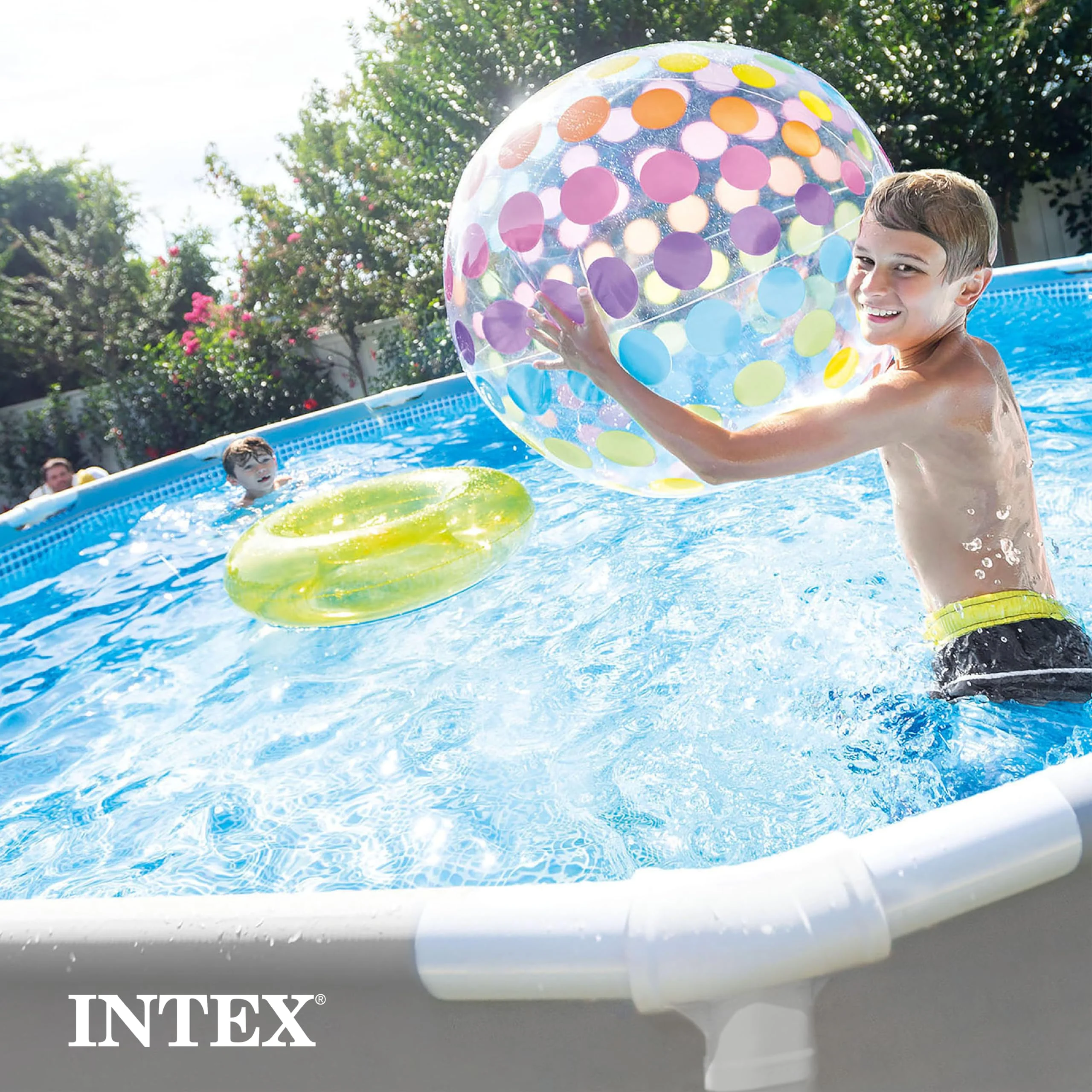 INTEX 26710EH Prism Frame Premium Above Ground Swimming Pool: 12ft x 30in – SuperTough Puncture Resistant – Rust Resistant – Easy Assemble – 1718 Gallon Capacity – Pool Only - Image 4