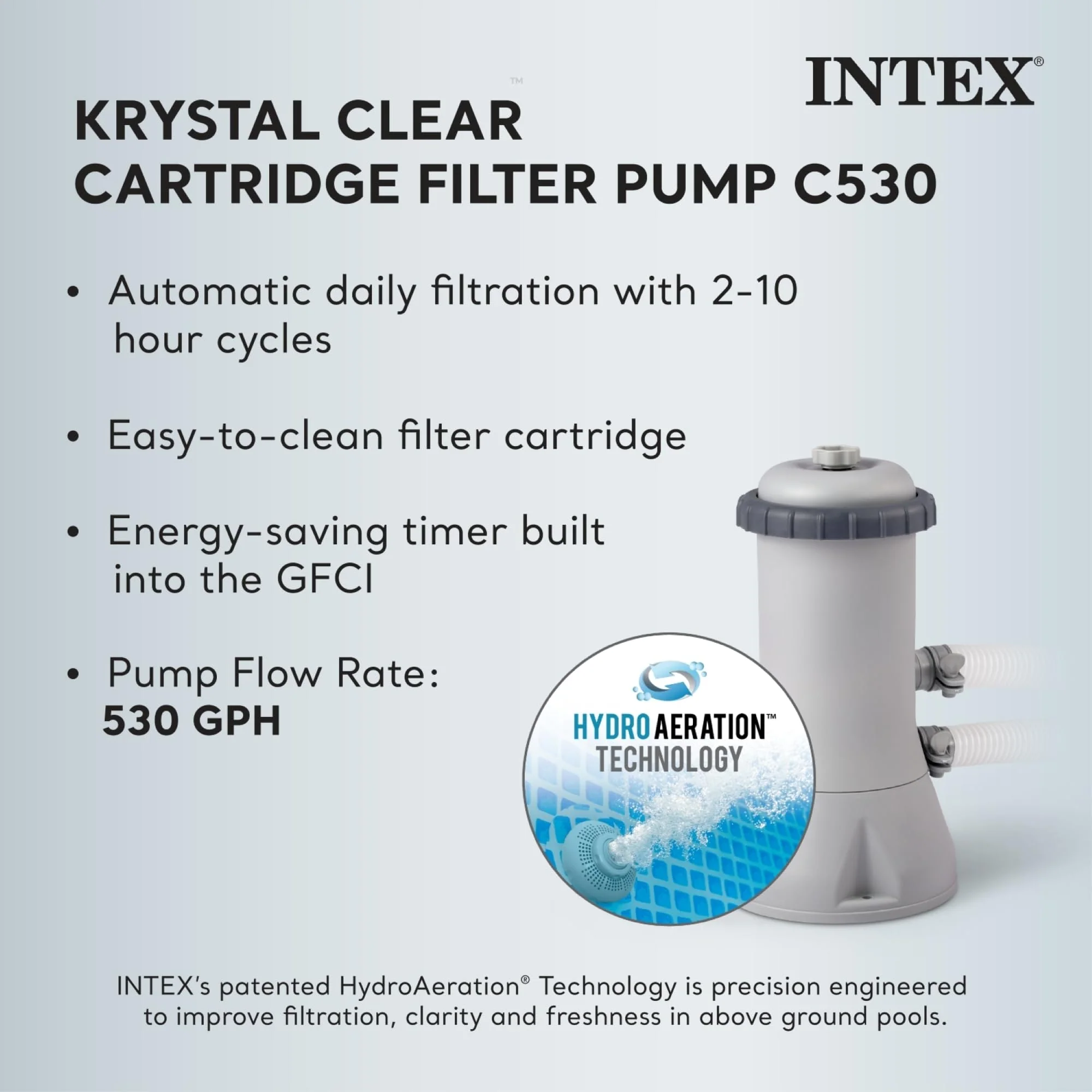 Intex 26711EH Prism Frame Premium Above Ground Swimming Pool Set: 12ft x 30in – Includes 530 GPH Cartridge Filter Pump – SuperTough Puncture Resistant – Rust Resistant – 1718 Gallon Capacity - Image 2