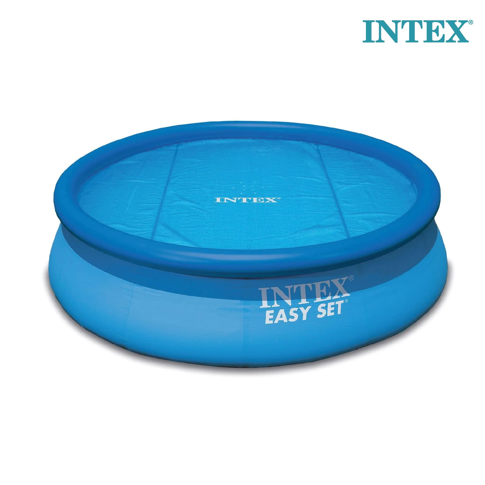 INTEX 28013E Solar Pool Cover: for 15ft Round Easy Set and Metal Frame Pools – Insulates Pool Water – Reduces Water Evaporation – Keeps Debris Out – Reduces Chemical Consumption - Image 4