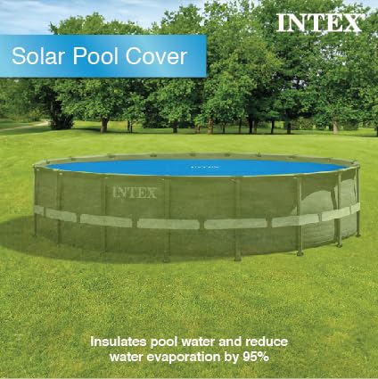 Intex 28015E Solar Pool Cover: for 18ft Round Easy Set and Metal Frame Pools – Insulates Pool Water – Reduces Water Evaporation – Keeps Debris Out – Reduces Chemical Consumption - Image 9