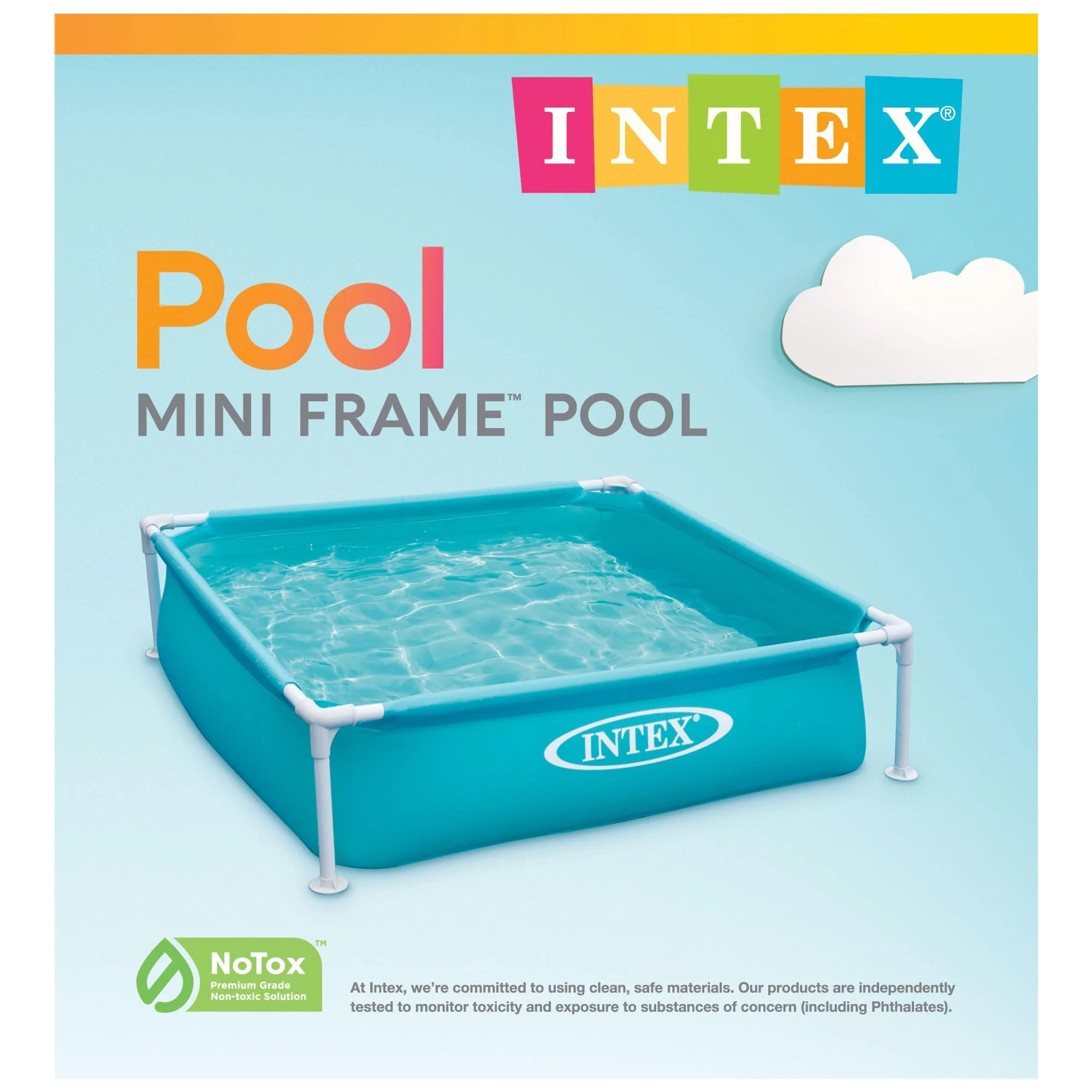 Intex 4 Foot x 12 Inch Miniature Durable Vinyl Outdoor Above Ground Frame Kiddie Swimming and Teaching Baby Pool for Ages 3 and Up, Blue - Image 3