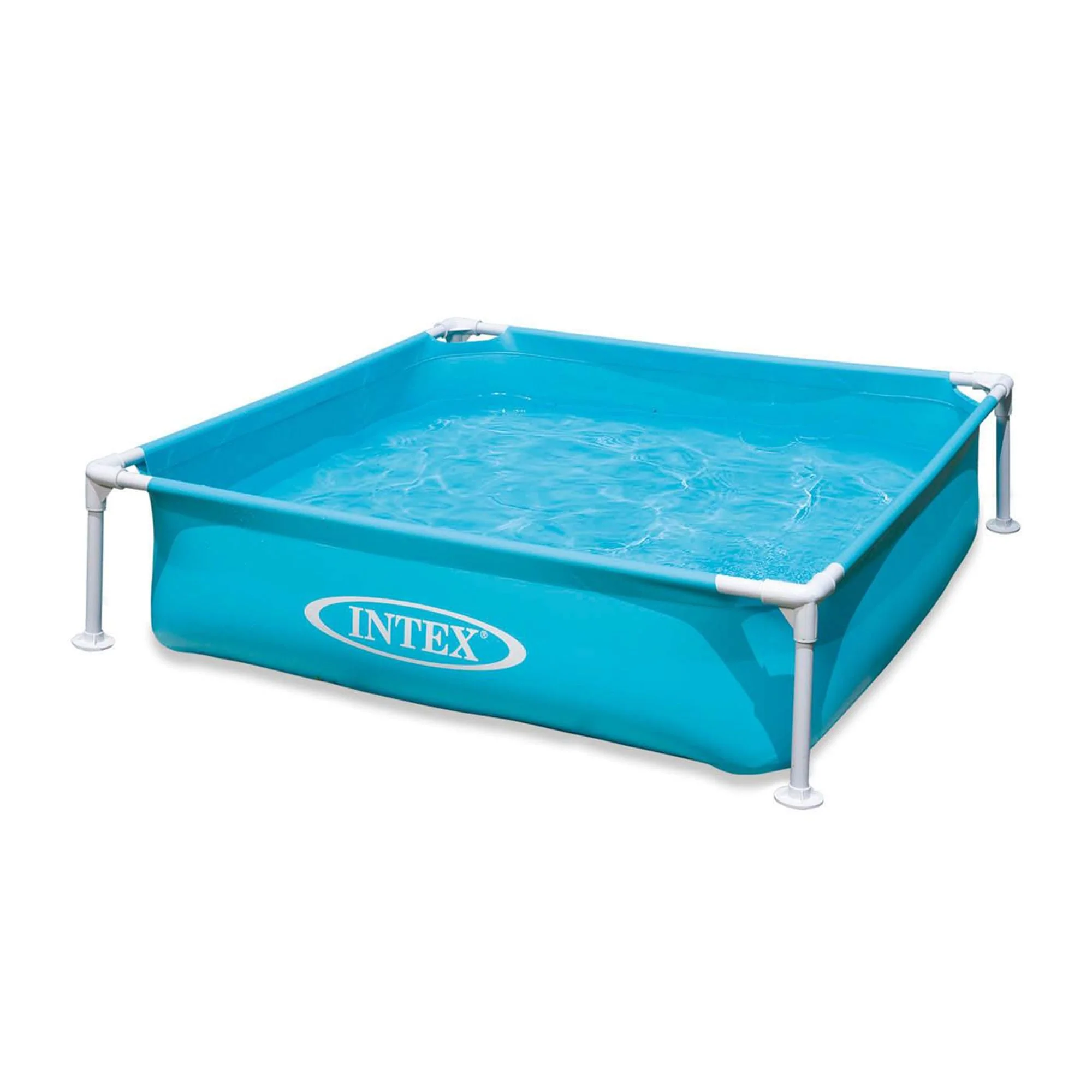 Intex 4 Foot x 12 Inch Miniature Durable Vinyl Outdoor Above Ground Frame Kiddie Swimming and Teaching Baby Pool for Ages 3 and Up, Blue - Image 5