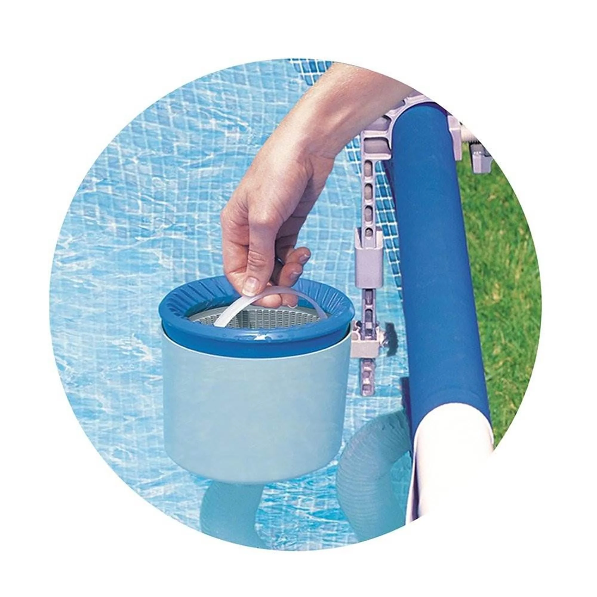 Intex Deluxe Wall Mounted Auto Skimmer with Hose and Adapter B Replacement Parts - Image 2