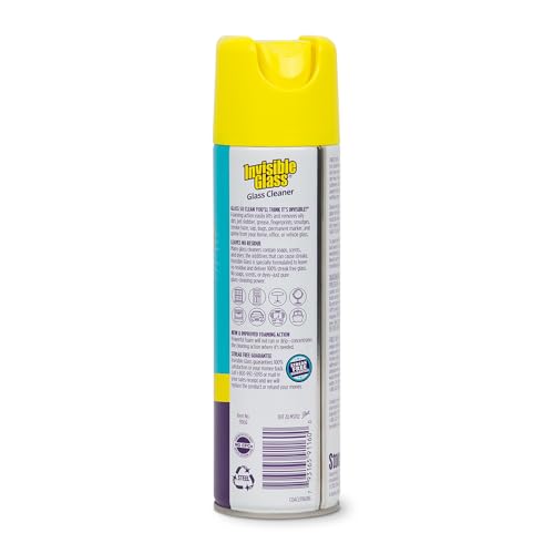 Invisible Glass 91160-4PK Premium Aerosol Glass and Window Foaming Cleaner Spray – Cleans Glass, Windows, Mirrors, Shower Doors, and More – Streak-Free, Ammonia-Free, Tint-Safe – 19 oz (Pack of 4) - Image 8