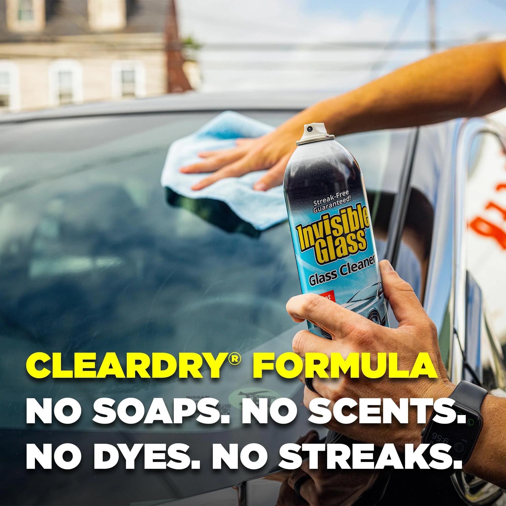 Invisible Glass 91164-4PK Premium Aerosol Glass Cleaner Spray for Car Windshields and Windows, Automotive and Home Window Cleaner, Streak-Free, Ammonia-Free, Tint-Safe – 19 oz (Pack of 4) - Image 5