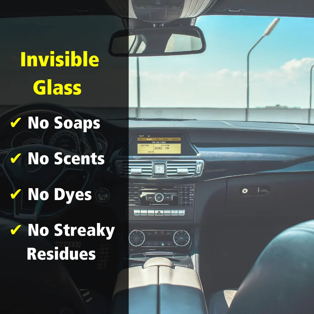 Invisible Glass 92164-6PK Premium Glass Cleaner Spray for Car Windshields and Windows, Automotive and Home Window Cleaner, Streak-Free, Ammonia-Free, Tint-Safe – 22 fl oz (Pack of 6) - Image 5
