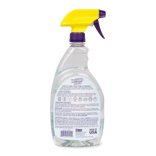 Invisible Glass 92194-6PK Premium Glass and Window Cleaner Spray – Cleans Glass, Windows, Mirrors, Shower Doors, and More – Streak-Free, Ammonia-Free, Tint-Safe – 32 fl oz (Pack of 6) - Image 7