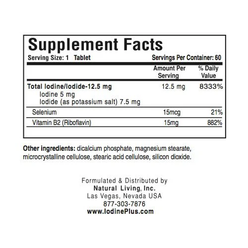 Iodine Plus 2 -Thyroid M.D.'s Official Formula - 2 Month Supply - 60 Tablets - for Thyroid Support - Image 3