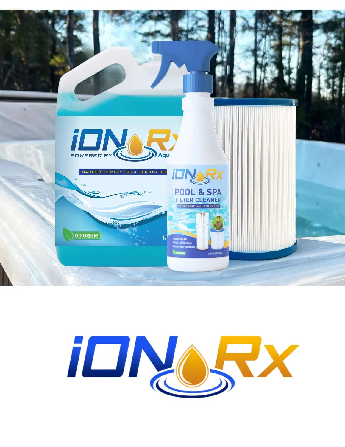 iONRx Hot Tub Chemicals & Spa Patented Copper Ion Solution - Crystal Clear Water Treatment, All-in-One Balancer & Conditioner, Sensitive Skin Safe - Image 5