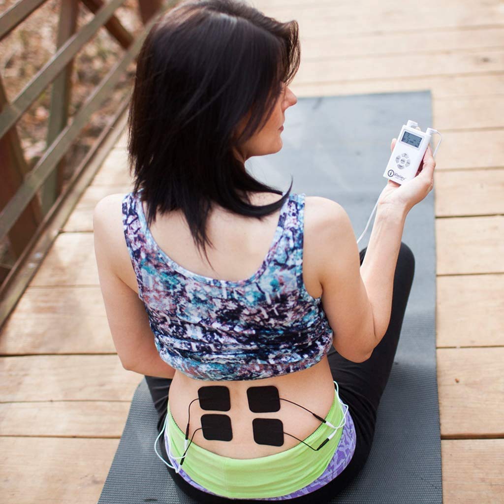 iReliev TENS + EMS Combination Unit Muscle Stimulator for Pain Relief, Arthritis, Muscle Strength - Treats Tired, Sore Muscles in Your Shoulders, Back, Ab's, Legs, Knee's, More - Image 4