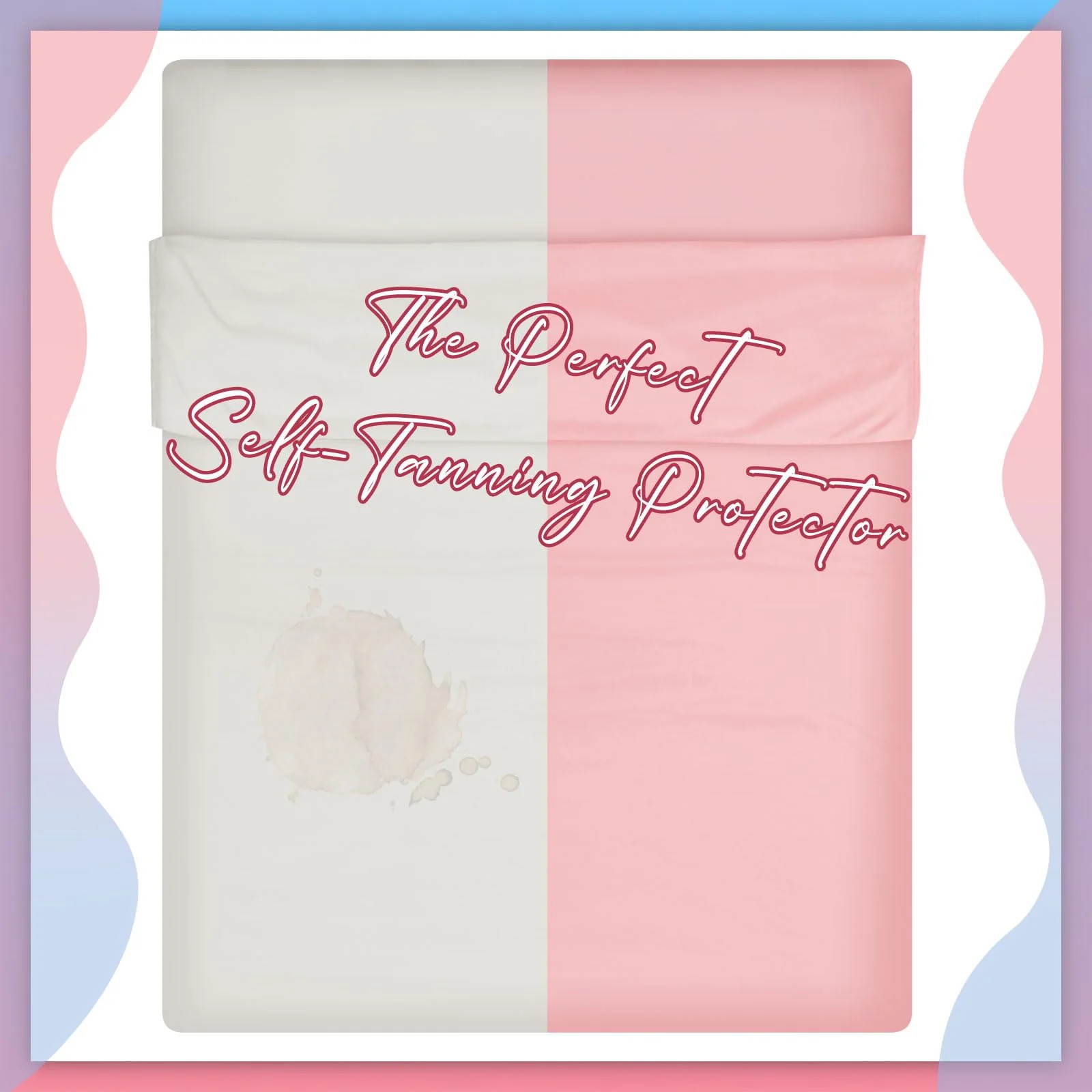 Irenare Self Tan Sleep Sack Reusable Body Self Tanners Lightweight Breathable Tanning Sleeping Sac for Bed Travel Sleeping Bag (Pink) - Image 3