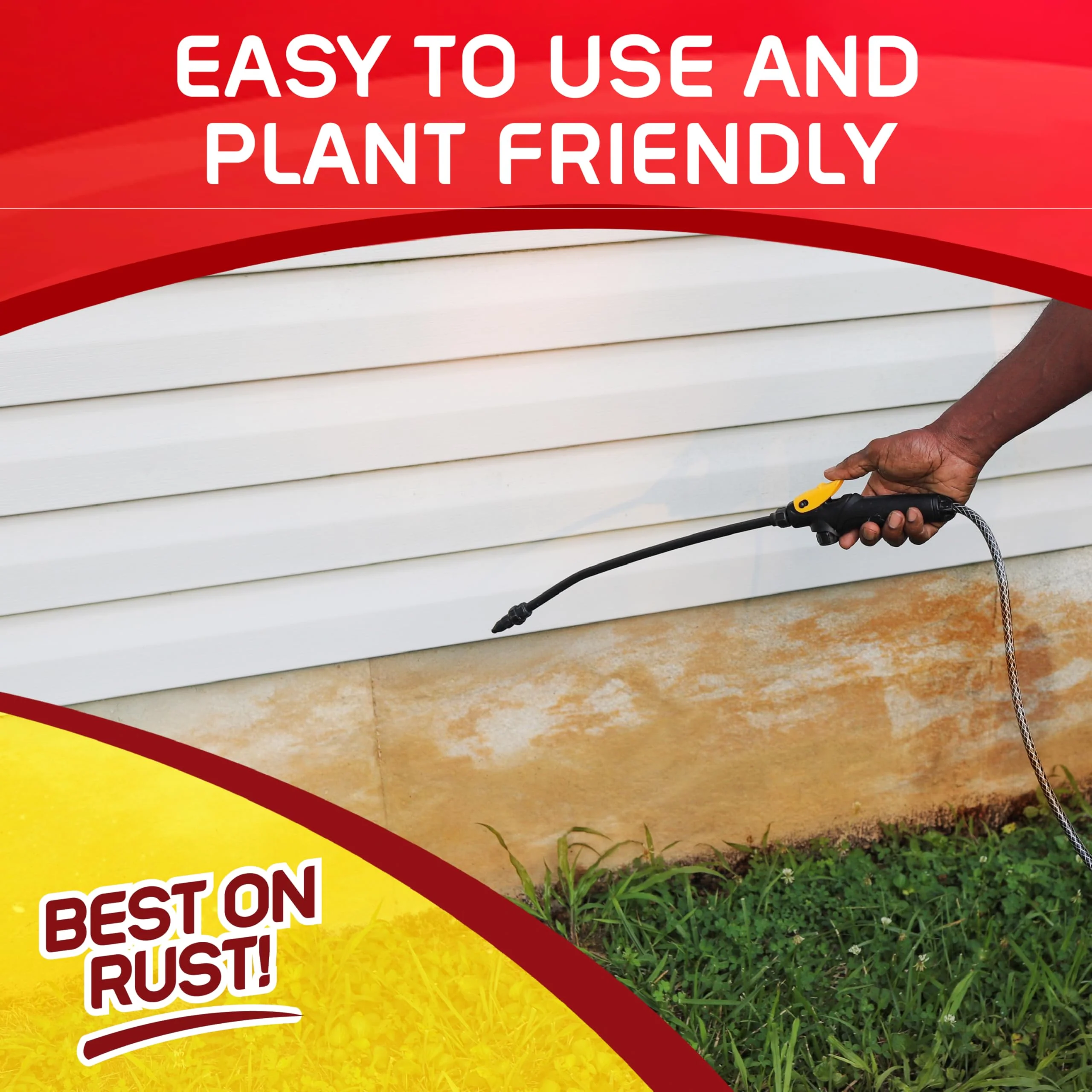 Iron OUT Liquid Rust Stain Remover, Pre-mixed, Quickly Removes Rust Stains from Concrete, Vinyl and Other Outdoor Surfaces, No Scrubbing, Safe to Use, Made in the USA, 1 Gallon - Image 5