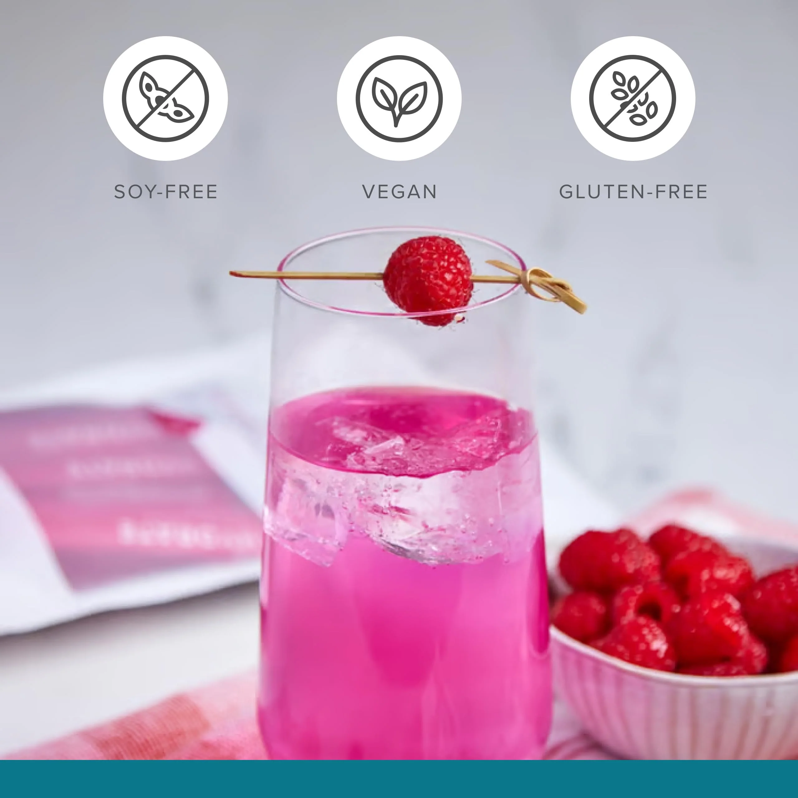 Isagenix Hydrate - Superior Hydration with 1625+ mg of Essential Electrolytes - No Added Sugar - Raspberry Flavor - 0.2 oz Sticks - 24 Servings - Image 4